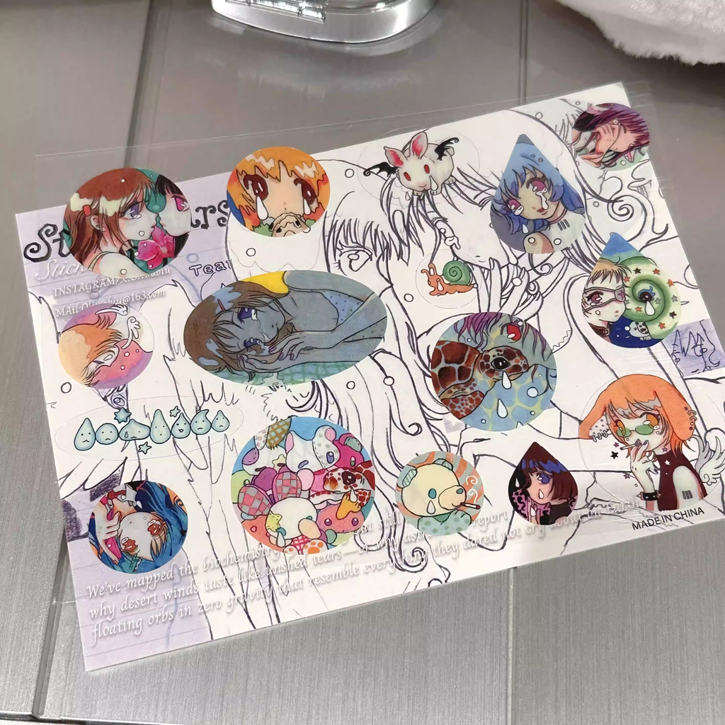 OLIWA - DIGITAL TEARS STICKER SHEET