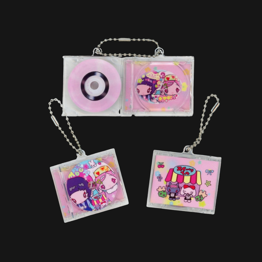 SUNONEBIRD X HELLO SMILE - ANGEL & DEMON CD KEYCHAIN