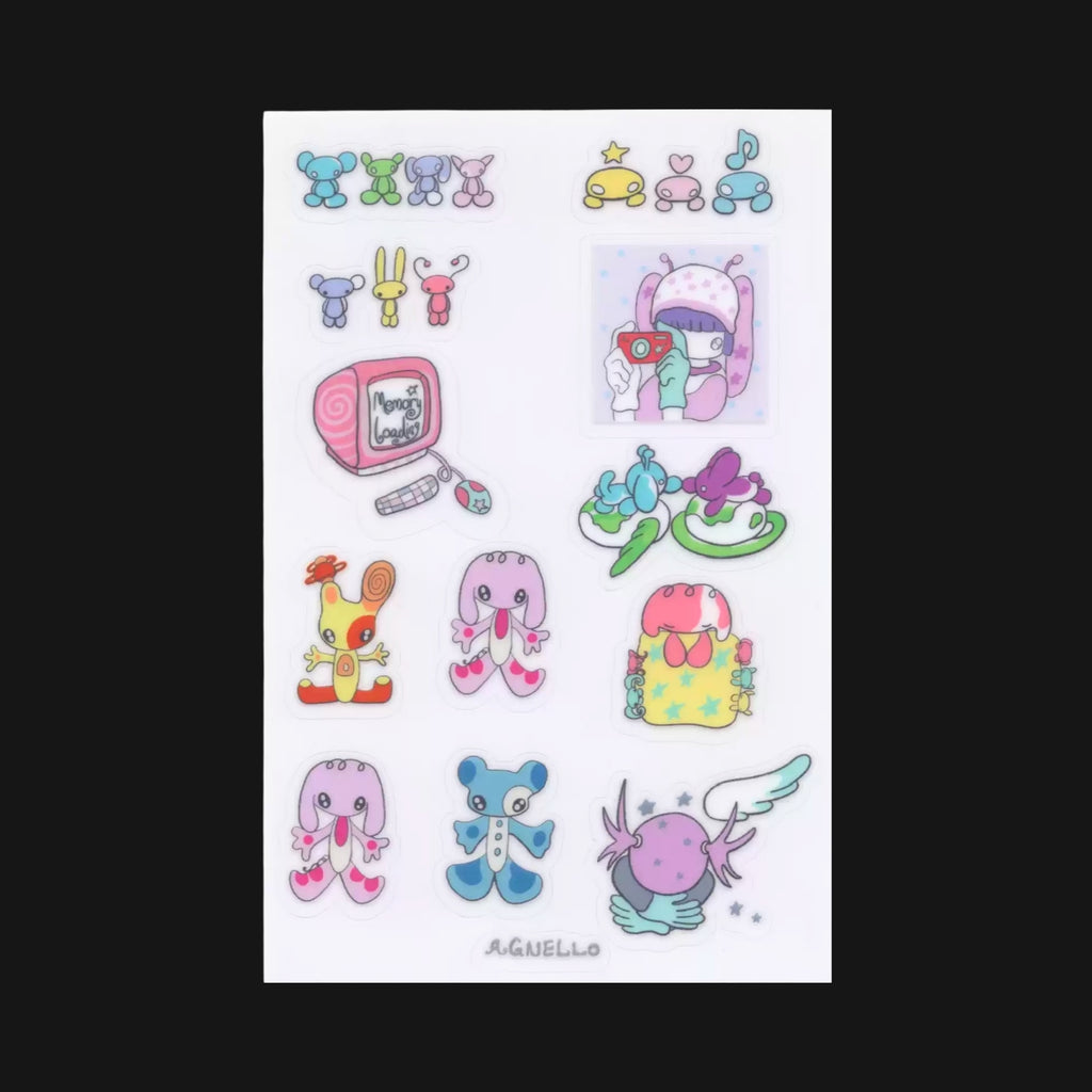 AGNELLO - MEMORY WATER TRANSFER STICKER SHEET