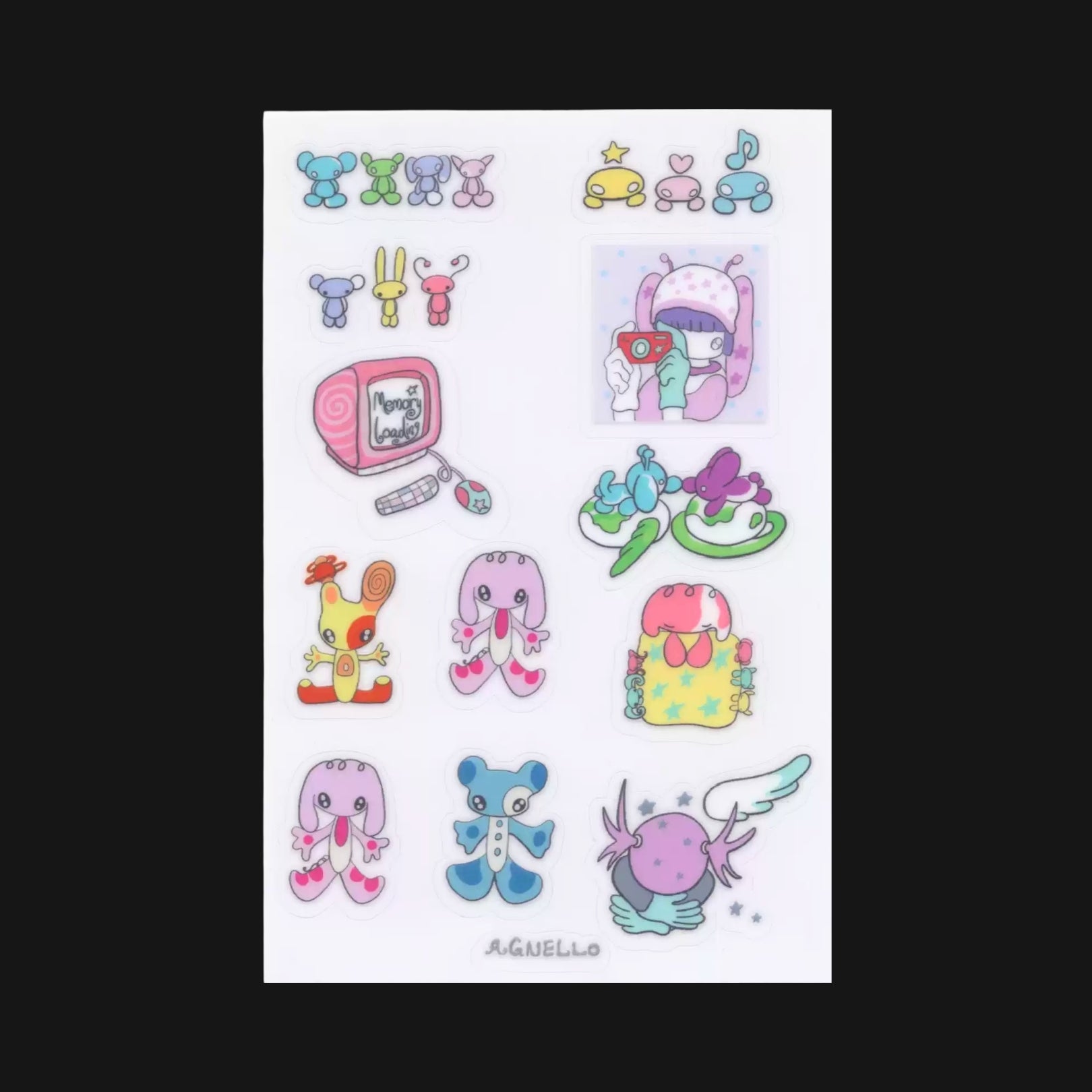 AGNELLO - MEMORY WATER TRANSFER STICKER SHEET