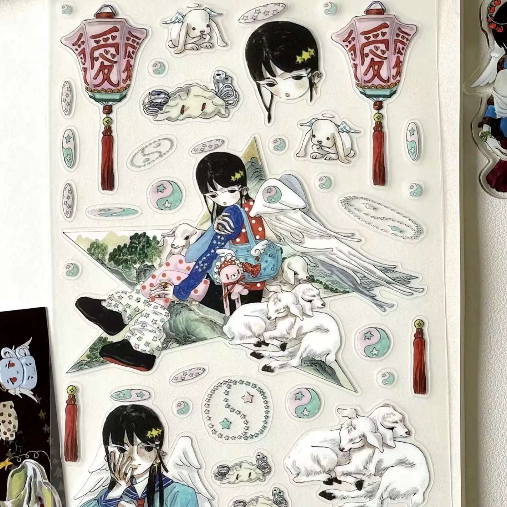 RUILIN ZHAO - TAIJI ANGEL STICKER SHEET