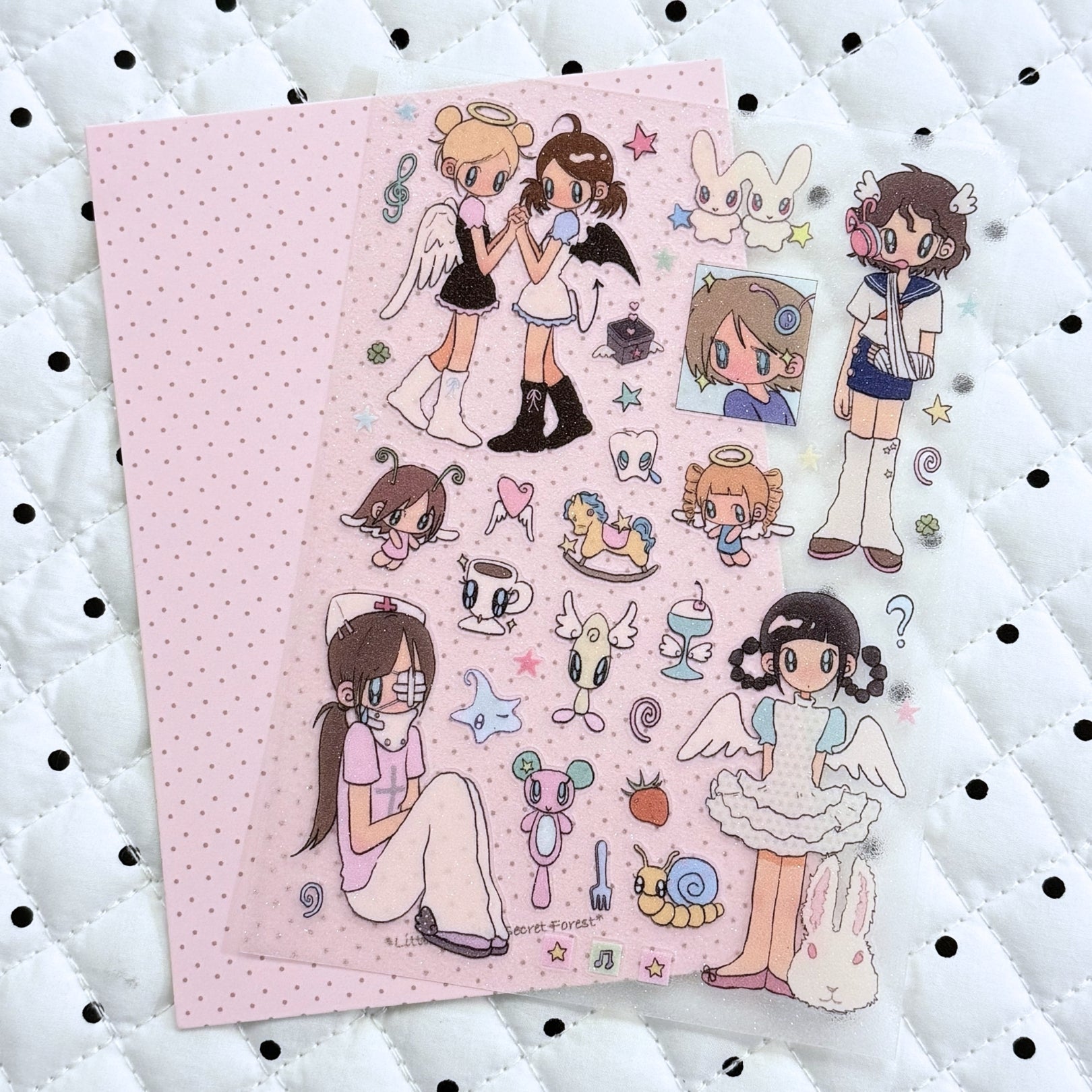 WING EATER - HEALING ANGEL STICKER SHEET