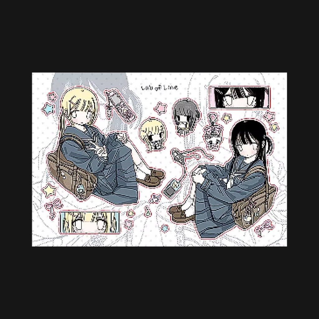 LAB OF LINE - UNIFORM GIRL STICKER SHEET