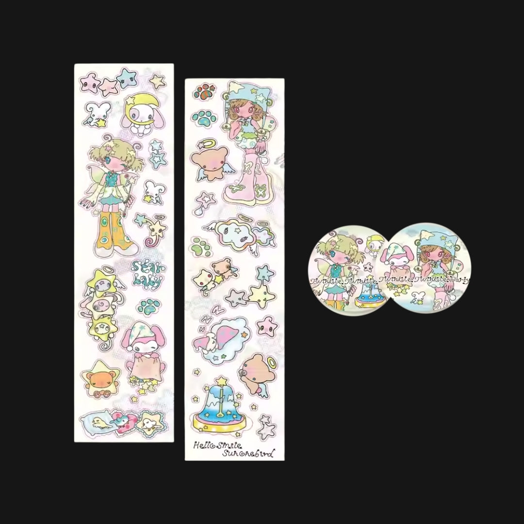SUNONEBIRD X HELLO SMILE - TWINKLE PARTY STICKER ROLL