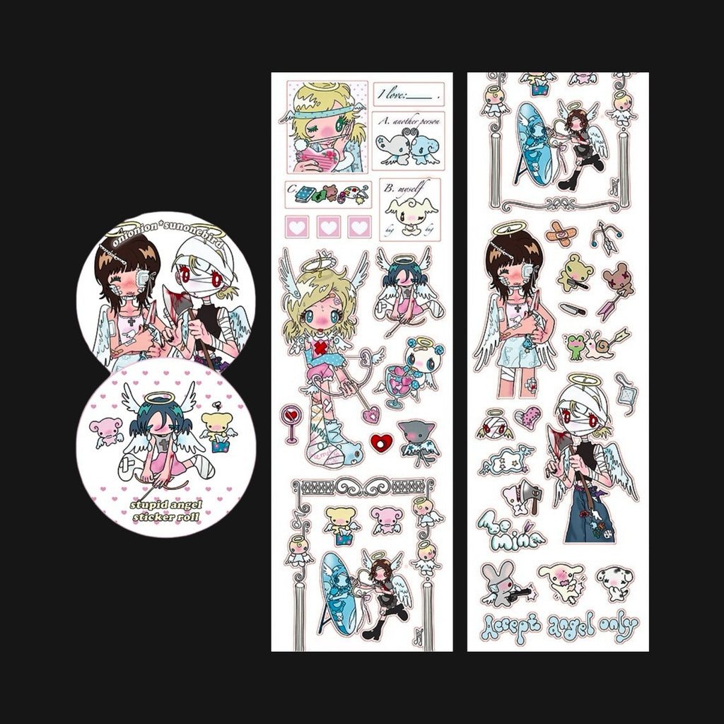 SUNONEBIRD X ONIONION - STUPID ANGEL STICKER ROLL