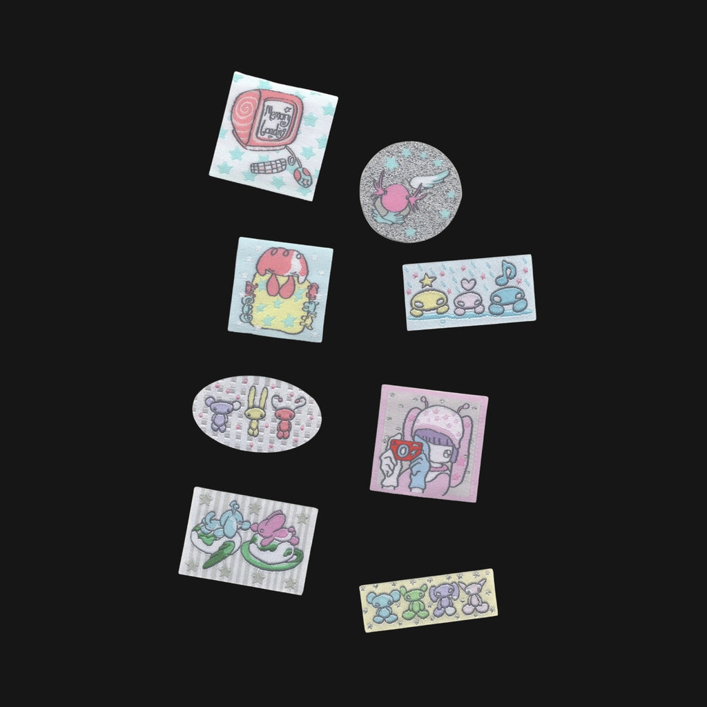 AGNELLO - MEMORY LOADING FABRIC STICKER SET