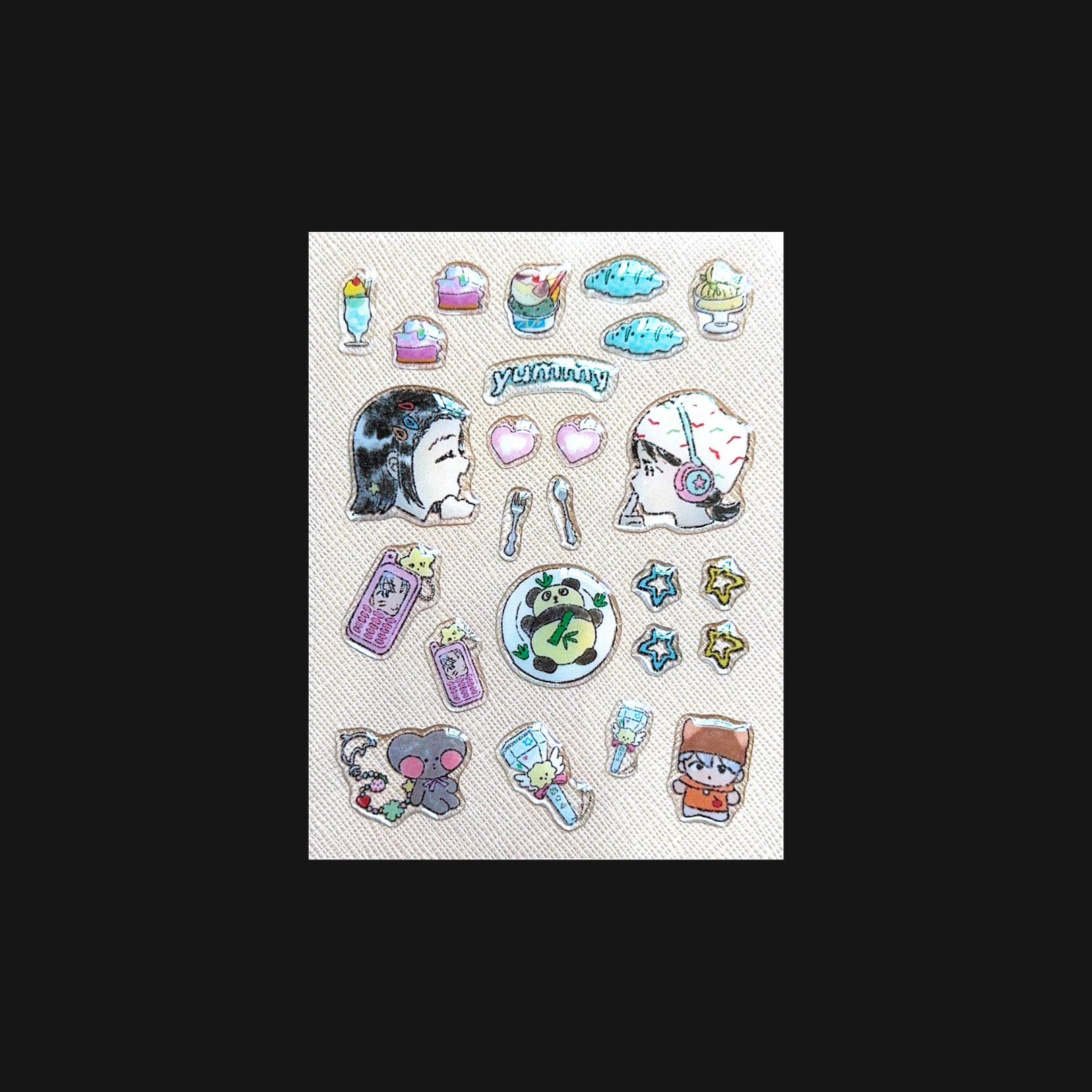 Xu Yoyo - Yummy Dessert Puffy Sticker Sheet