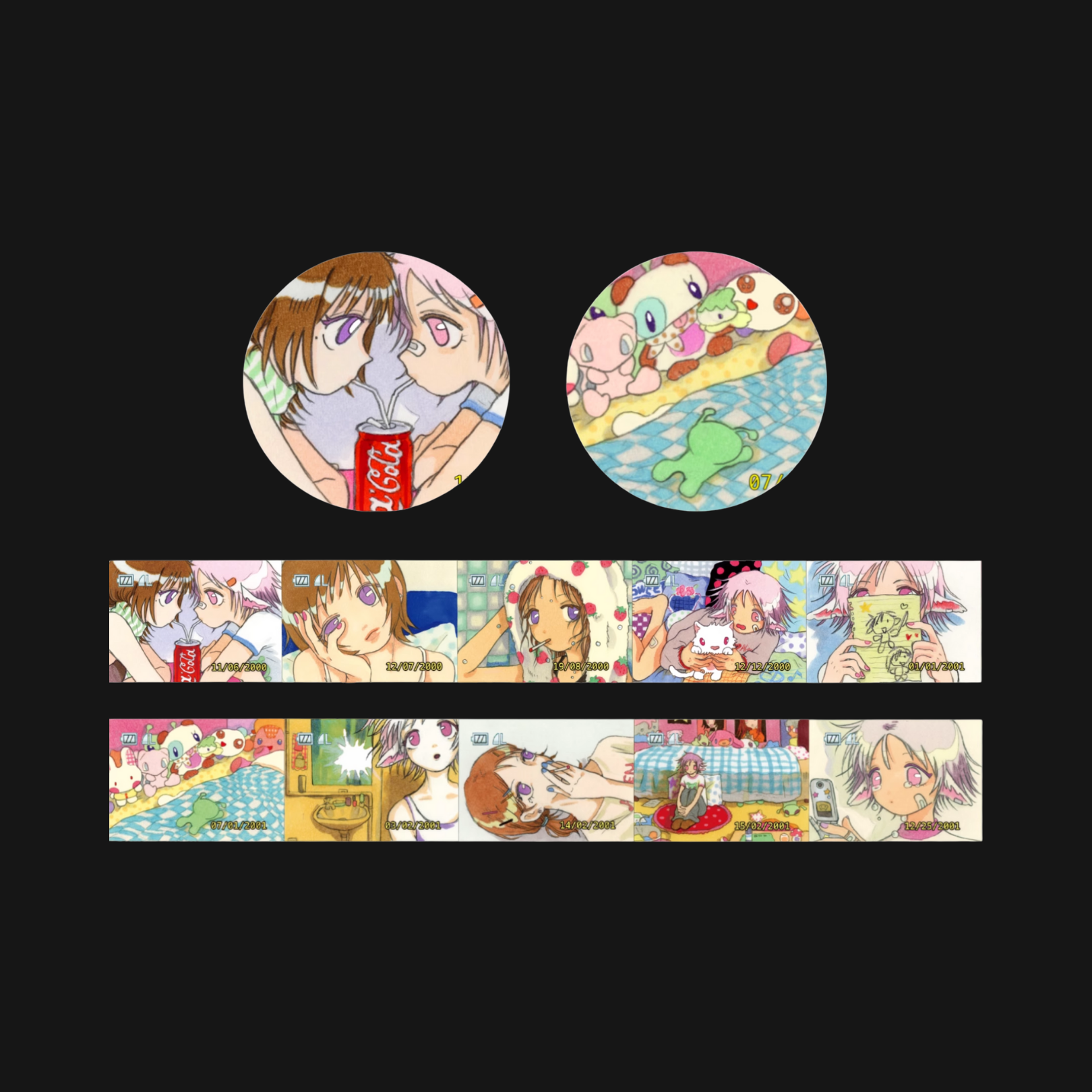 Oliwa x Accio - Fading Memories Sticker Roll