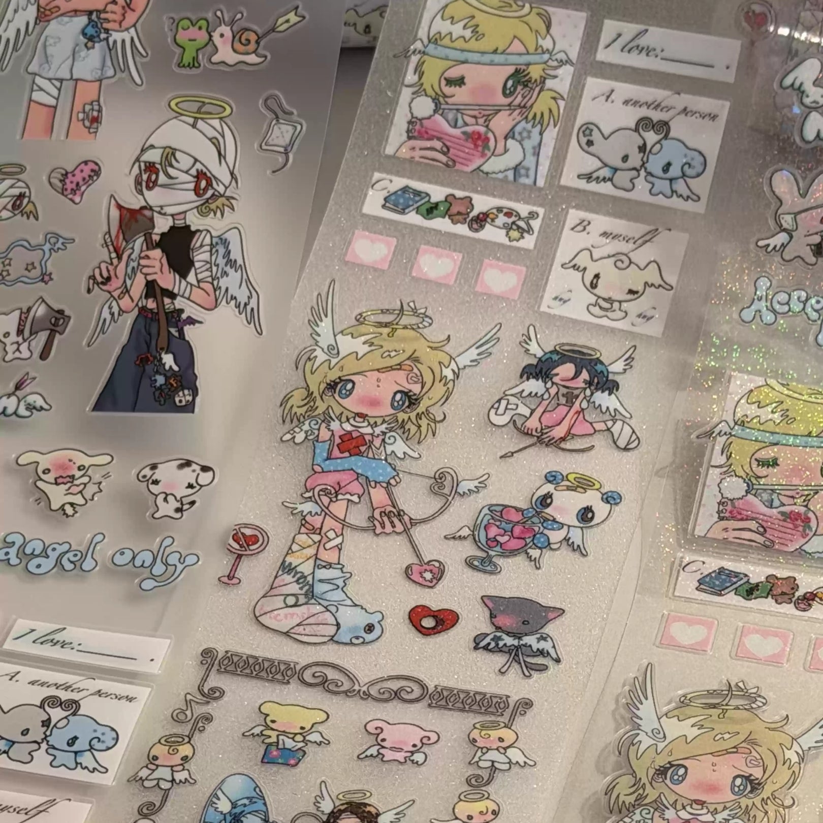 SUNONEBIRD X ONIONION - STUPID ANGEL STICKER ROLL