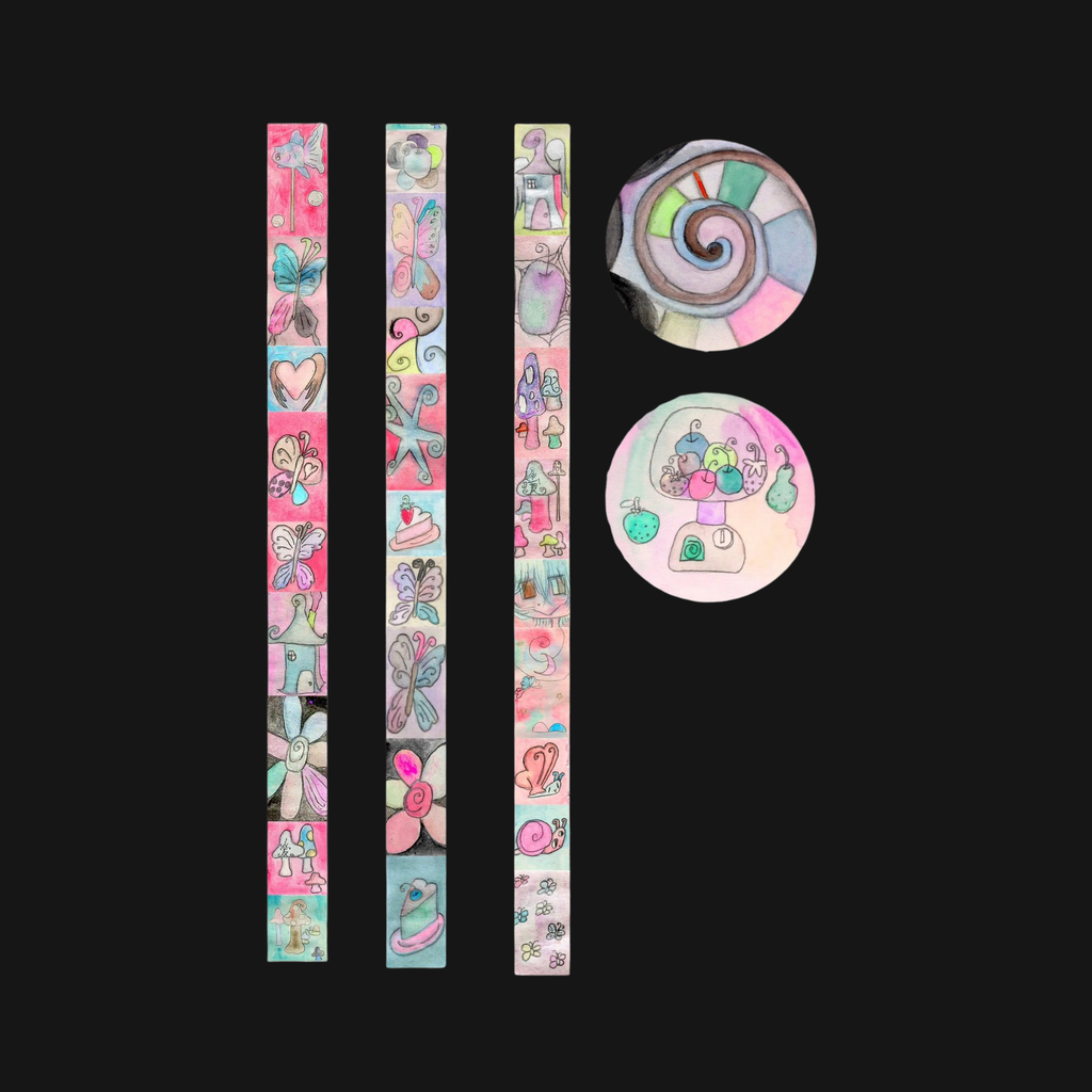 LAZY VENUS SYNDROME - POMEGRANATE SEEDS STICKER ROLL