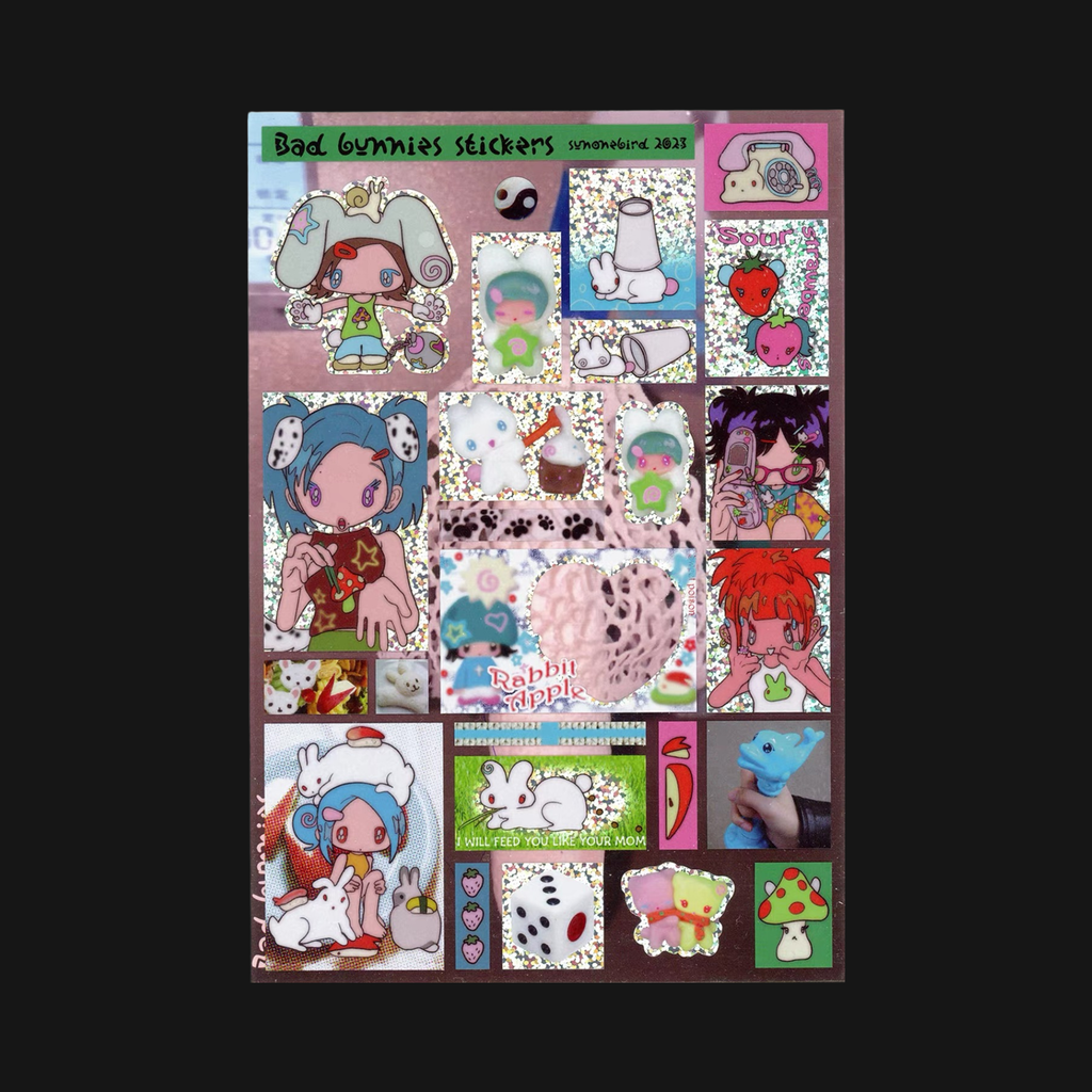 Sunonebird - Bad Bunnies Sticker Sheet