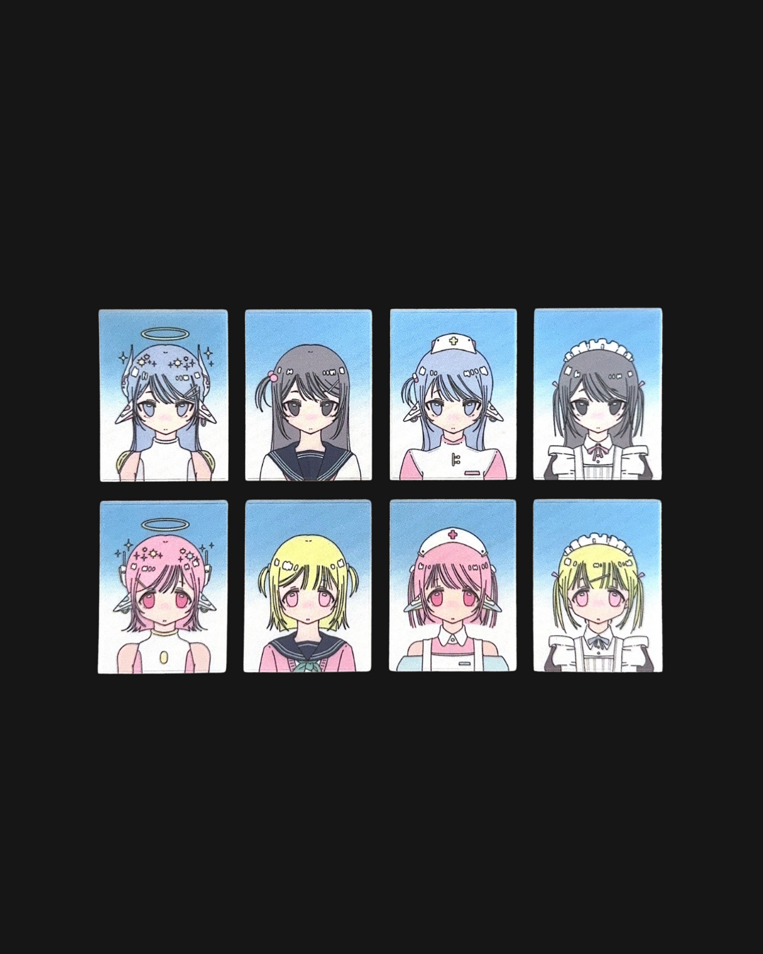 Lab of Line - ID Photo Sticker Sheet