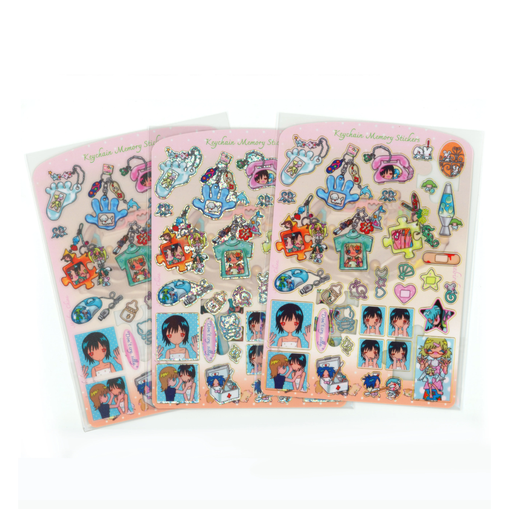 Sunonebird - Keychain Memory Sticker Sheet