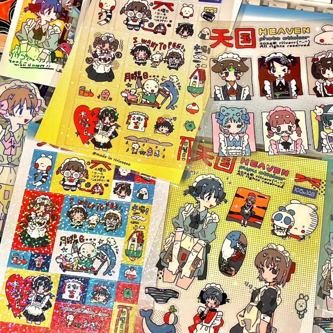Riricozoo - Heaven Series Sticker Sheet
