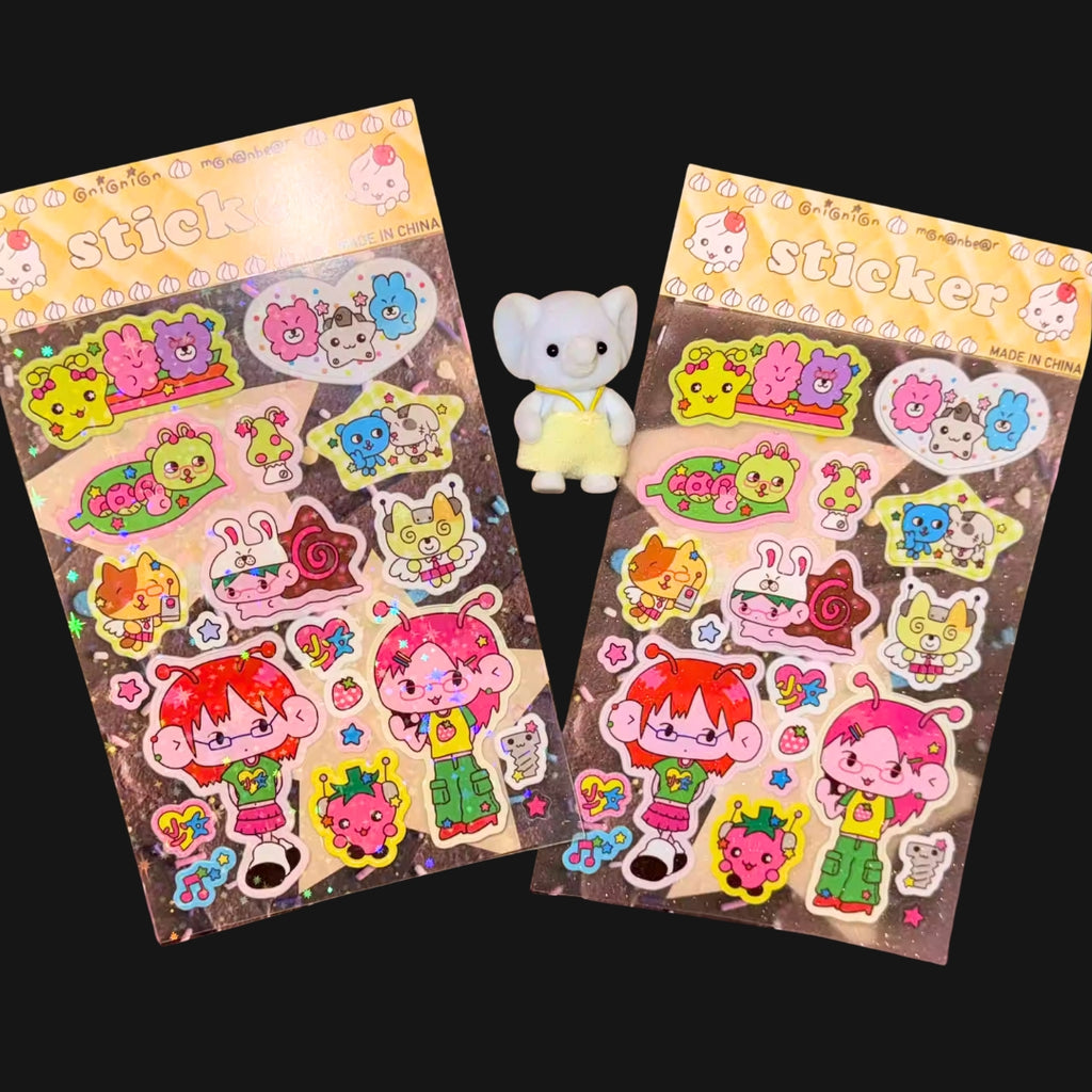 Monanbear x Onionion - Alien Friends Sticker Sheet
