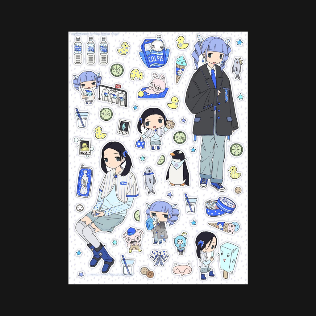 KAOLATREE - CALPIS STICKER SHEET