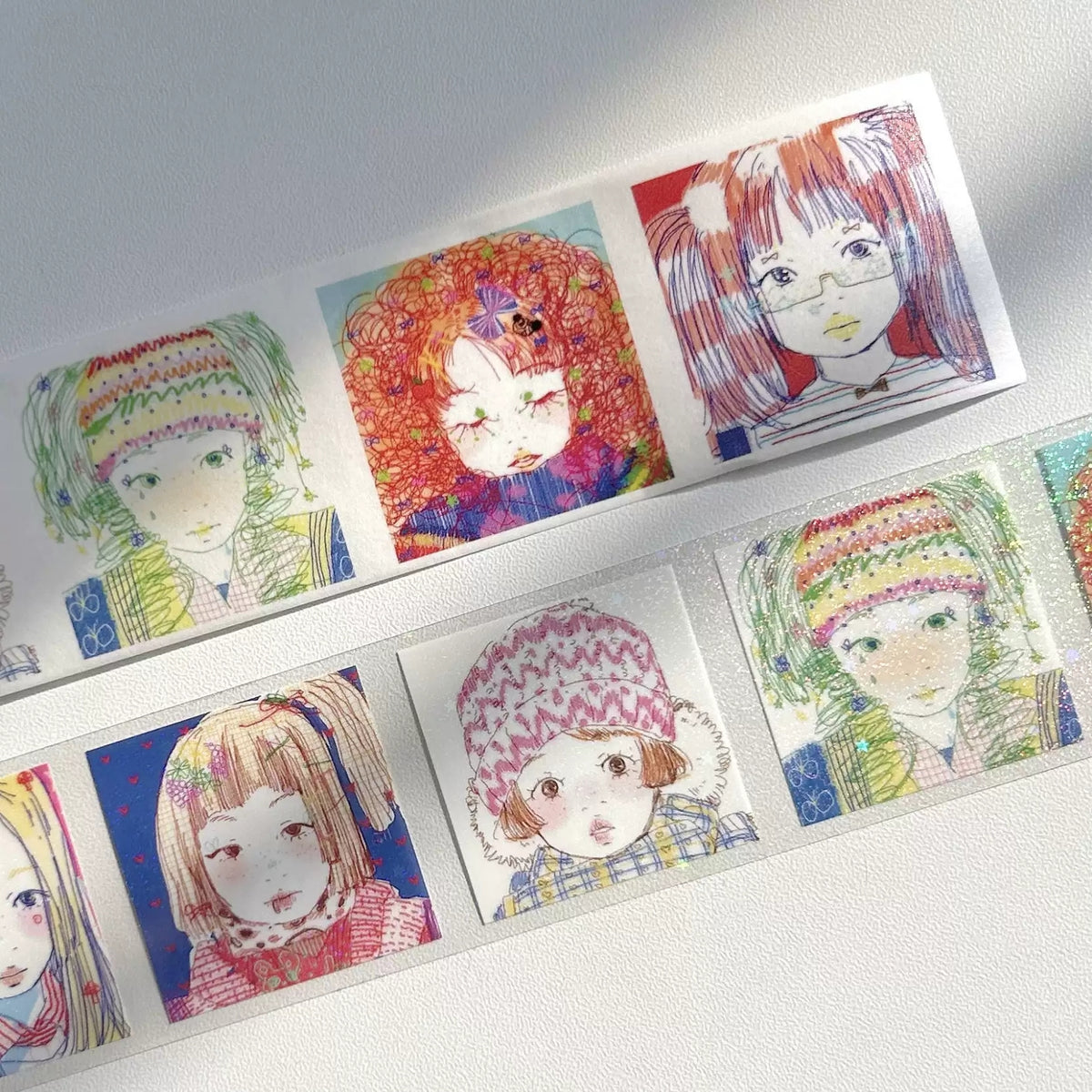 BEIBEI VILLAGE - SHOUJO MANGA STICKER ROLL