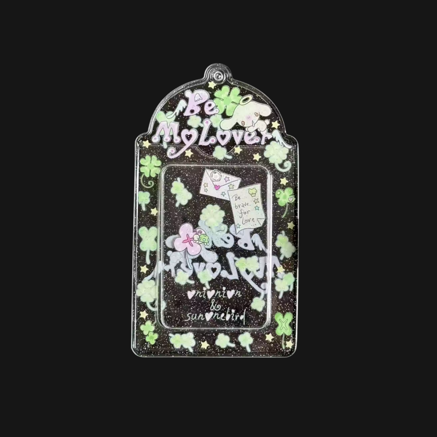Sunonebird x Onionion - Be My Lover Shiny Clover Card Holder