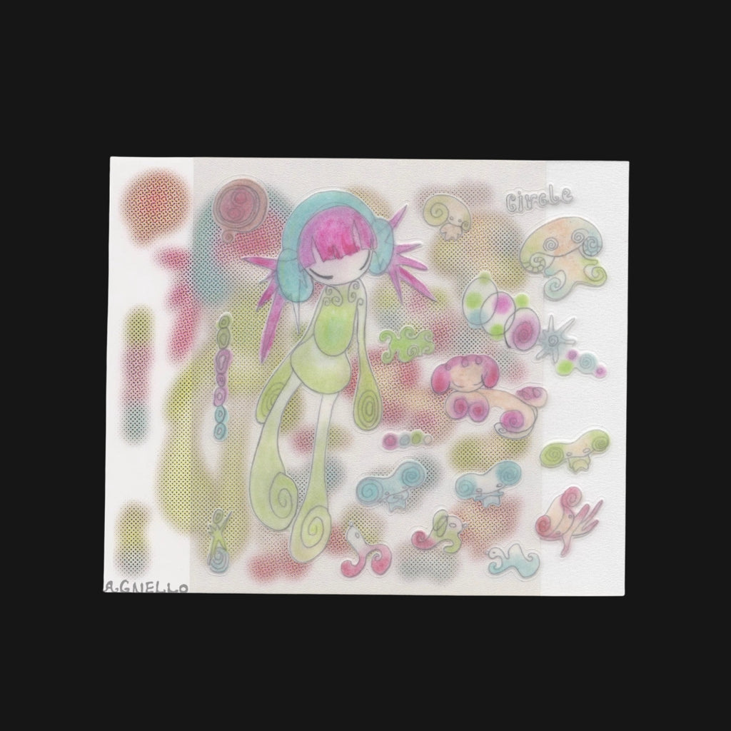 Agnello - Circles Sticker Sheet