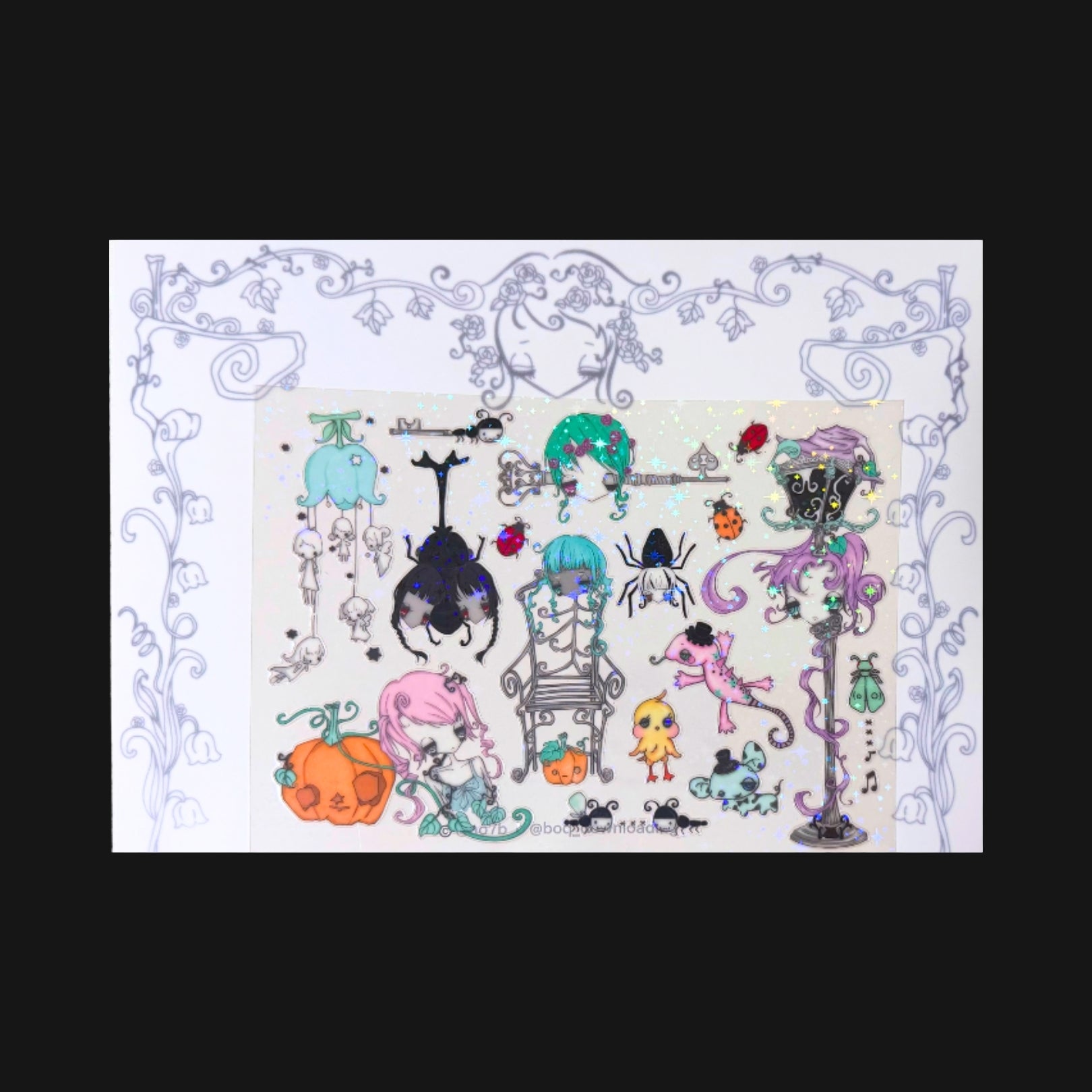 BOQ - LOST GARDEN STICKER SHEET