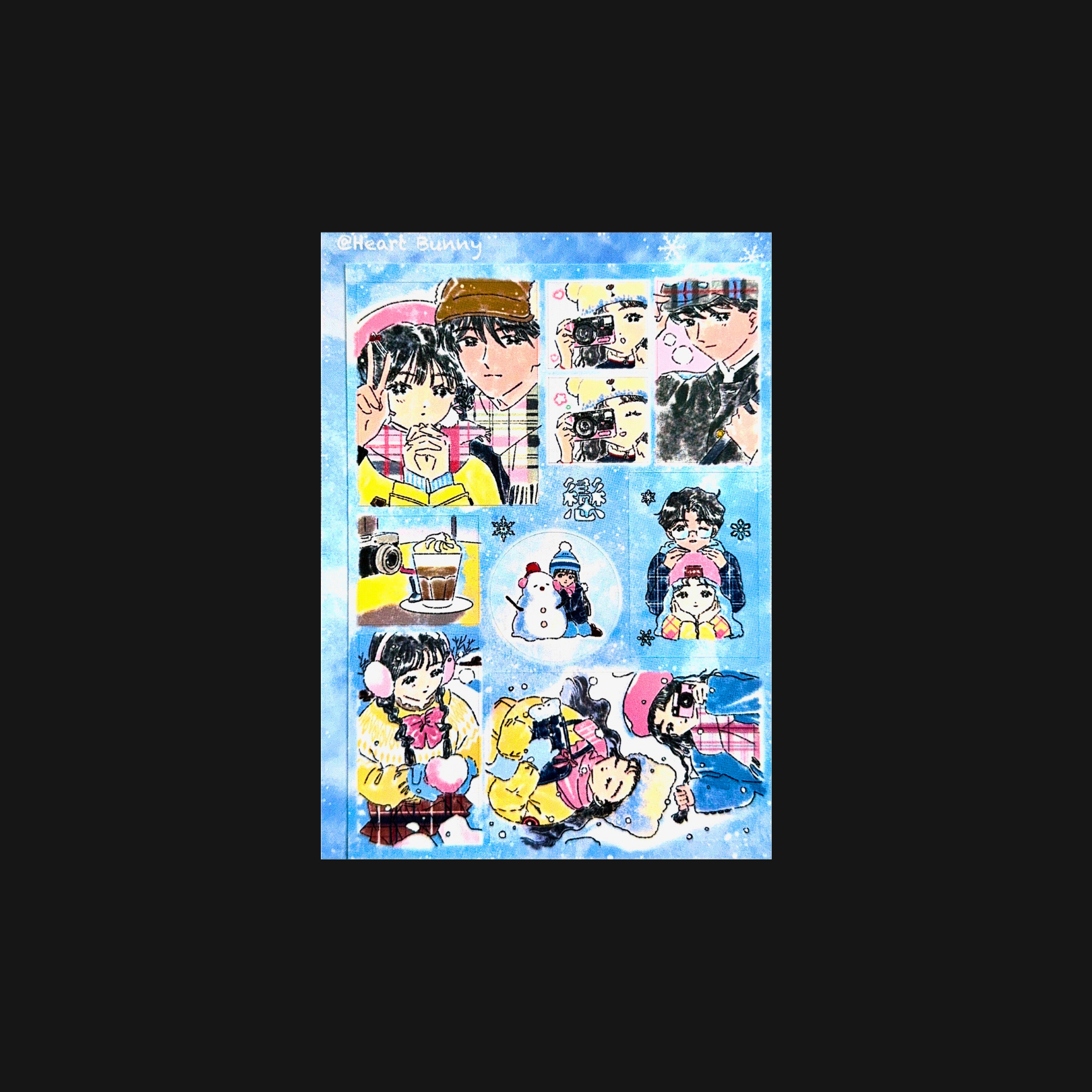 Xu Yoyo - Winter Love Song Sticker Sheet