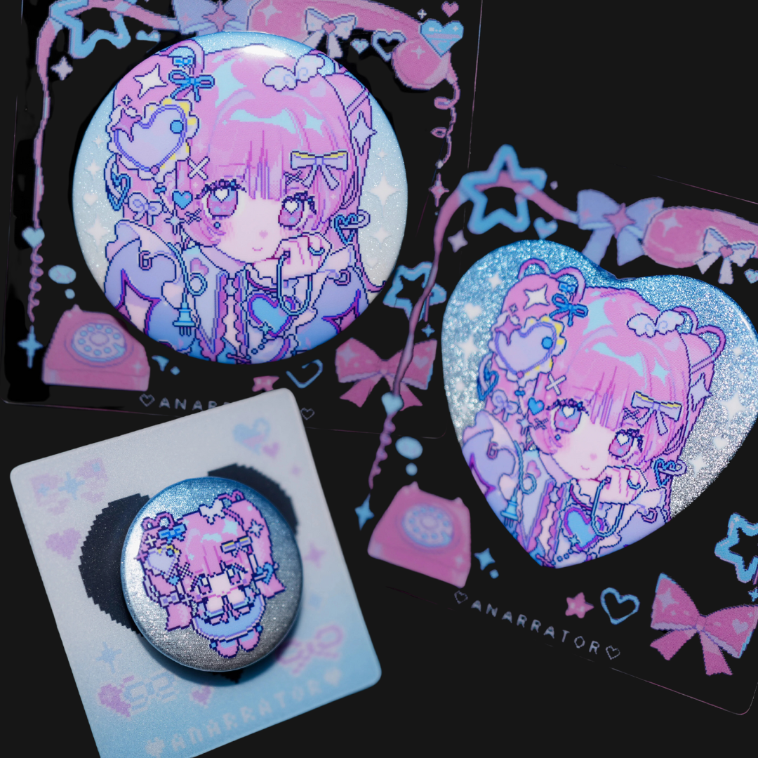 ANARRATOR - Love Badges Set