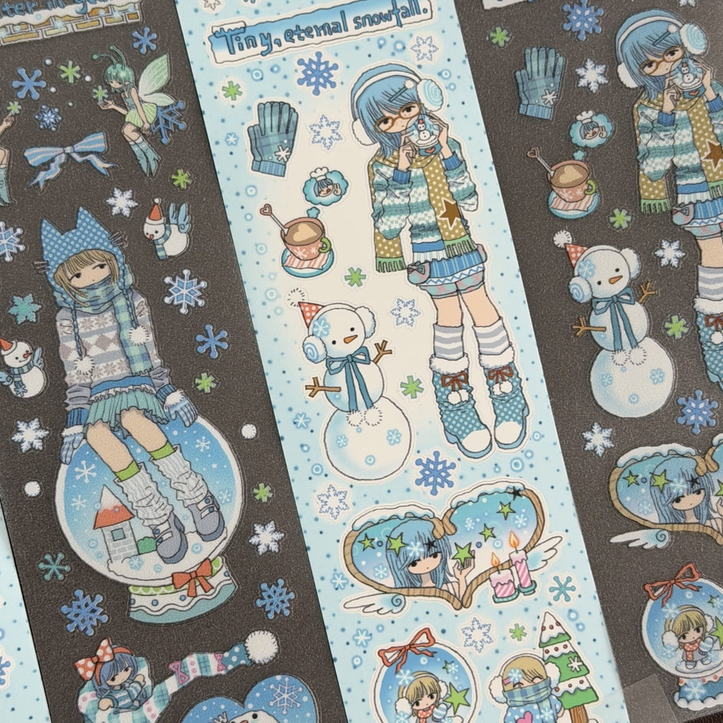OOOCTOPUS - TINY TINY SNOW STICKER ROLL