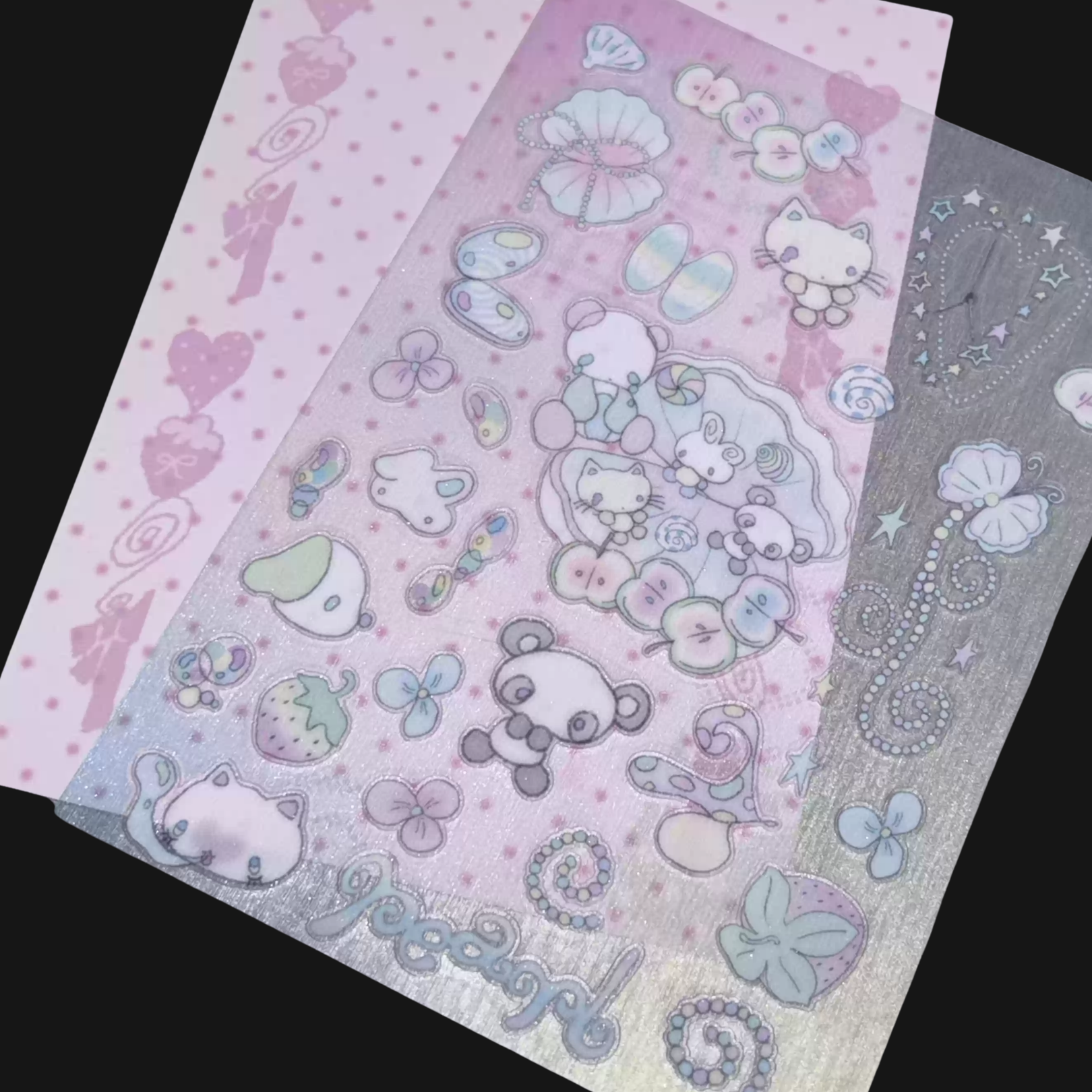 PLUG DD X SSNUGGLE - SHELLS STICKER SHEET