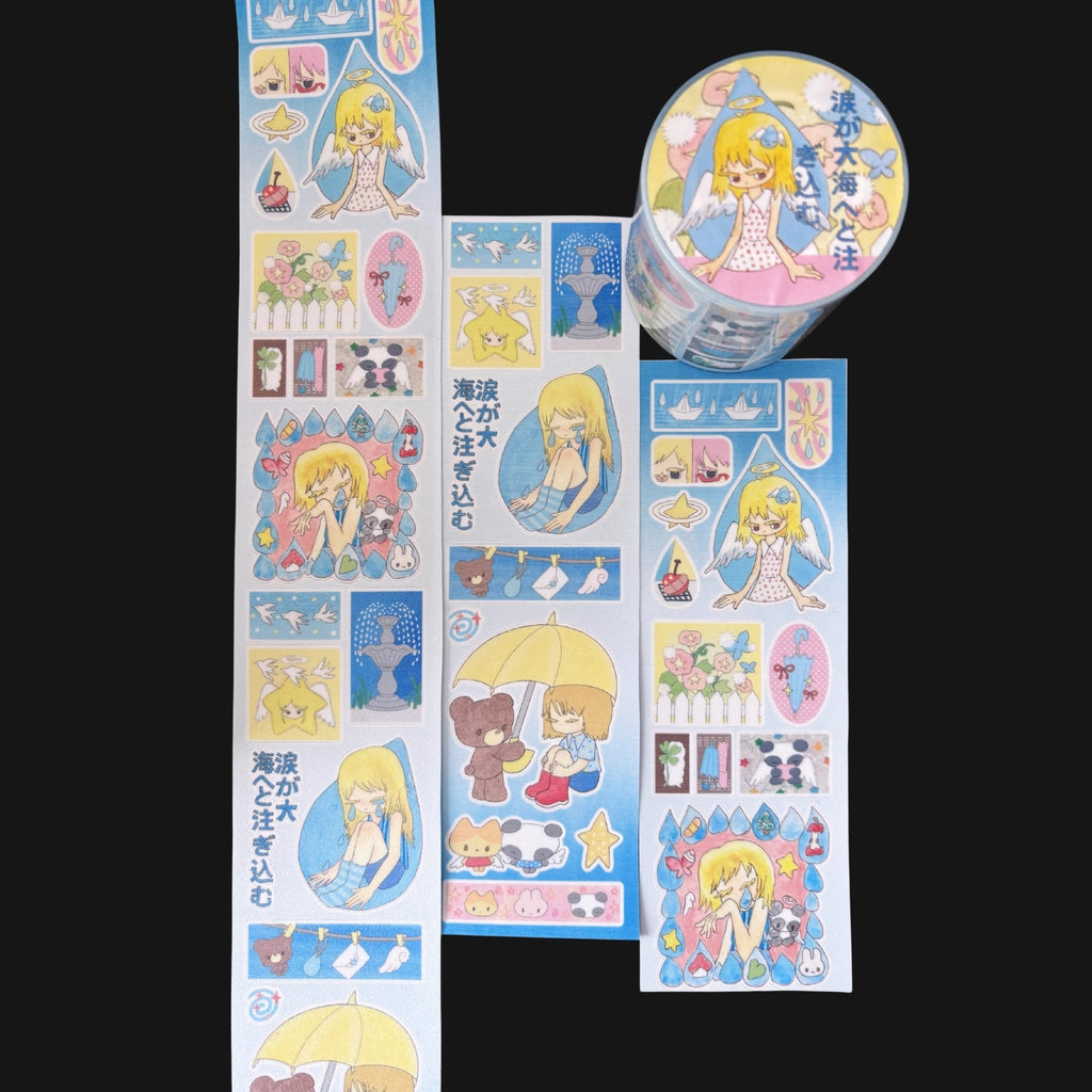 WHERE - RAINING ALL DAY STICKER ROLL