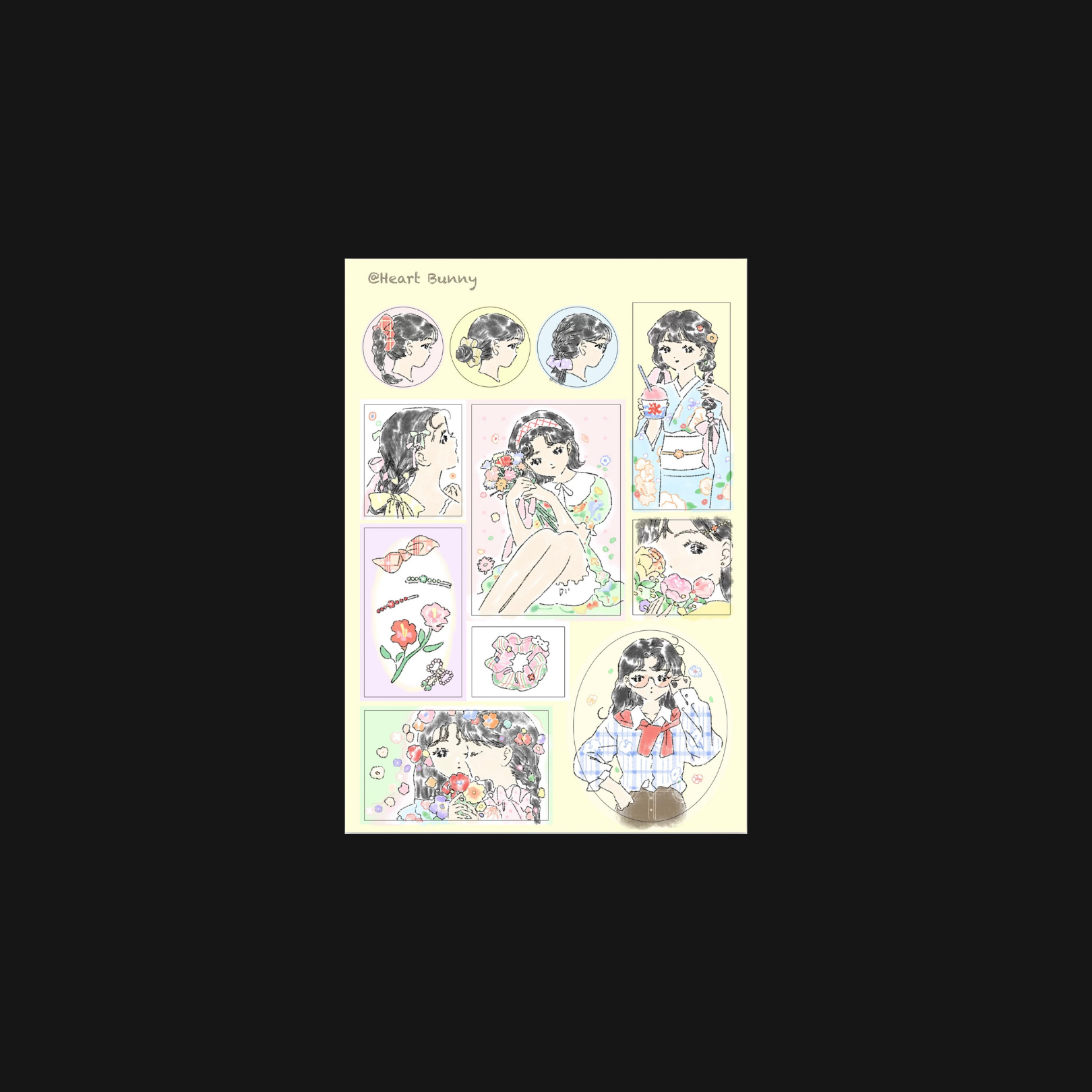 Xu Yoyo - Spring Series Sticker Sheet