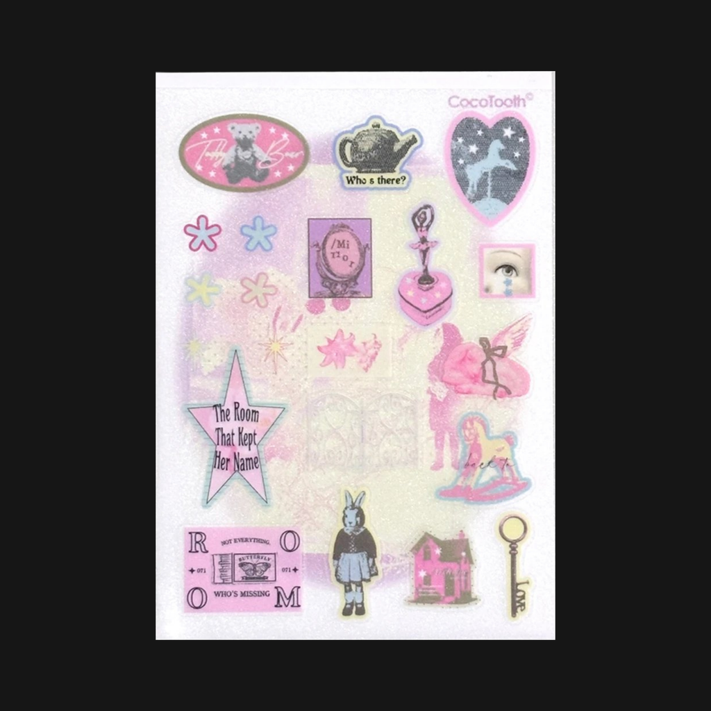 COCO TOOTH - LOST ITEMS STICKER SHEET