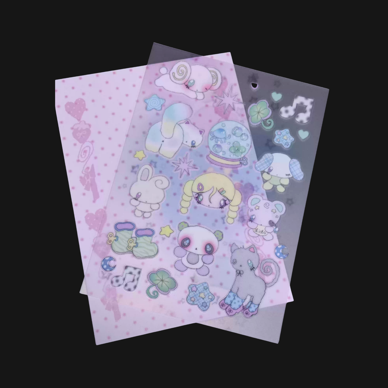 PLUG DD X SSNUGGLE - STRANGE ANIMALS STICKER SHEET
