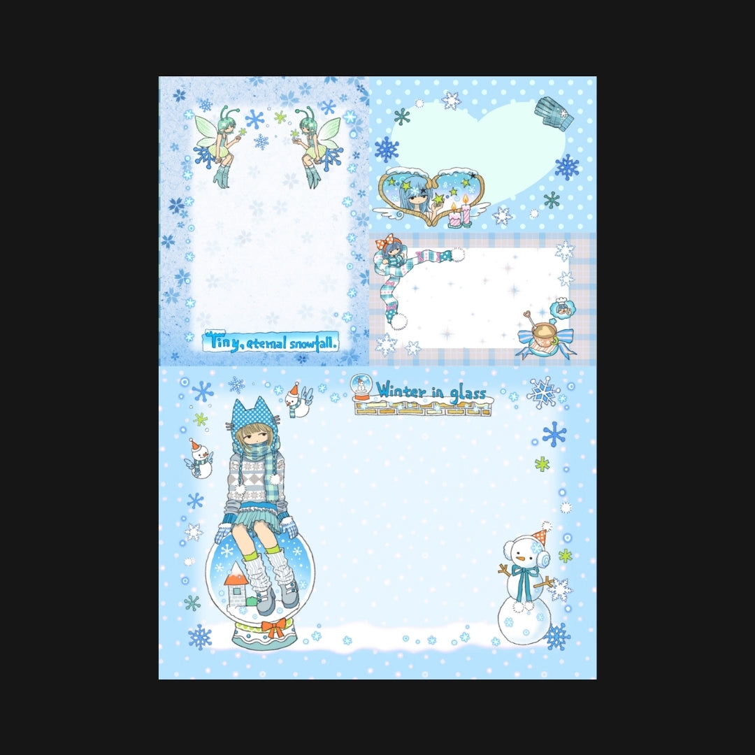 OOOCTOPUS - TINY TINY SNOW MEMO PAD PACK