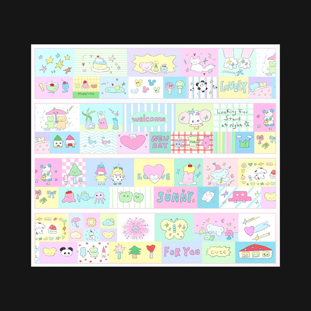CAPSULE - COLORFUL STORE STICKER ROLL