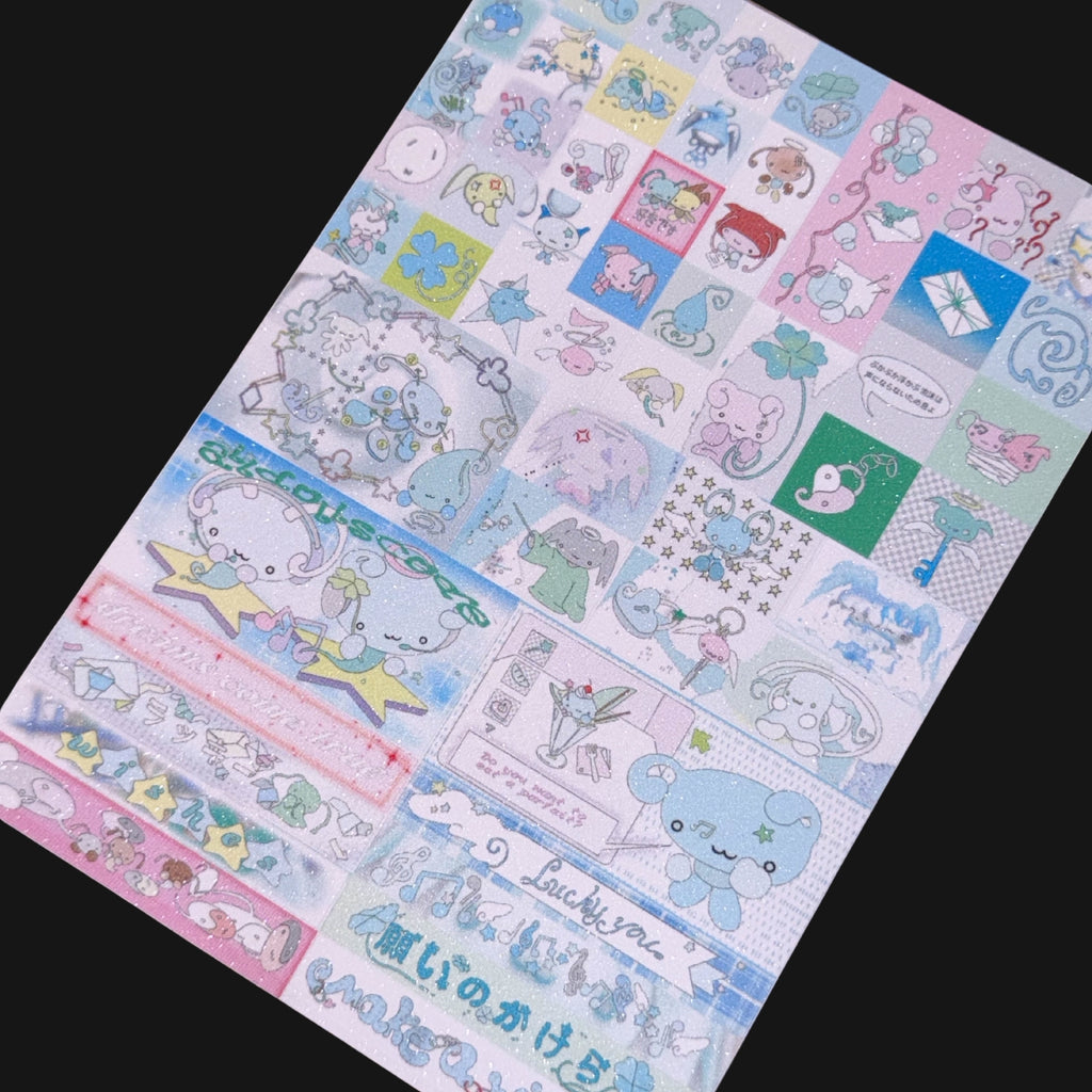 ALLDOLLSCODE X YAO - DREAMCORE STICKER SHEET A
