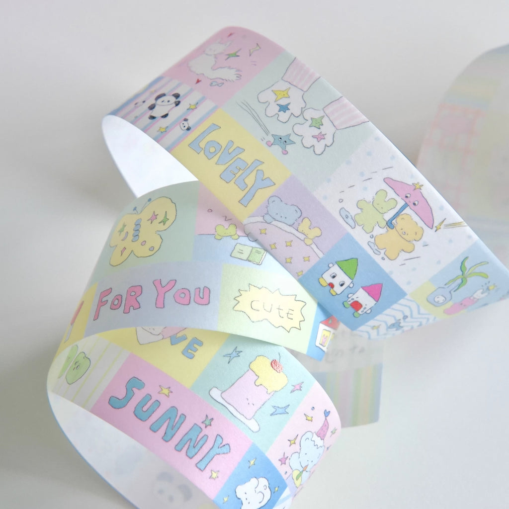 CAPSULE - COLORFUL STORE STICKER ROLL