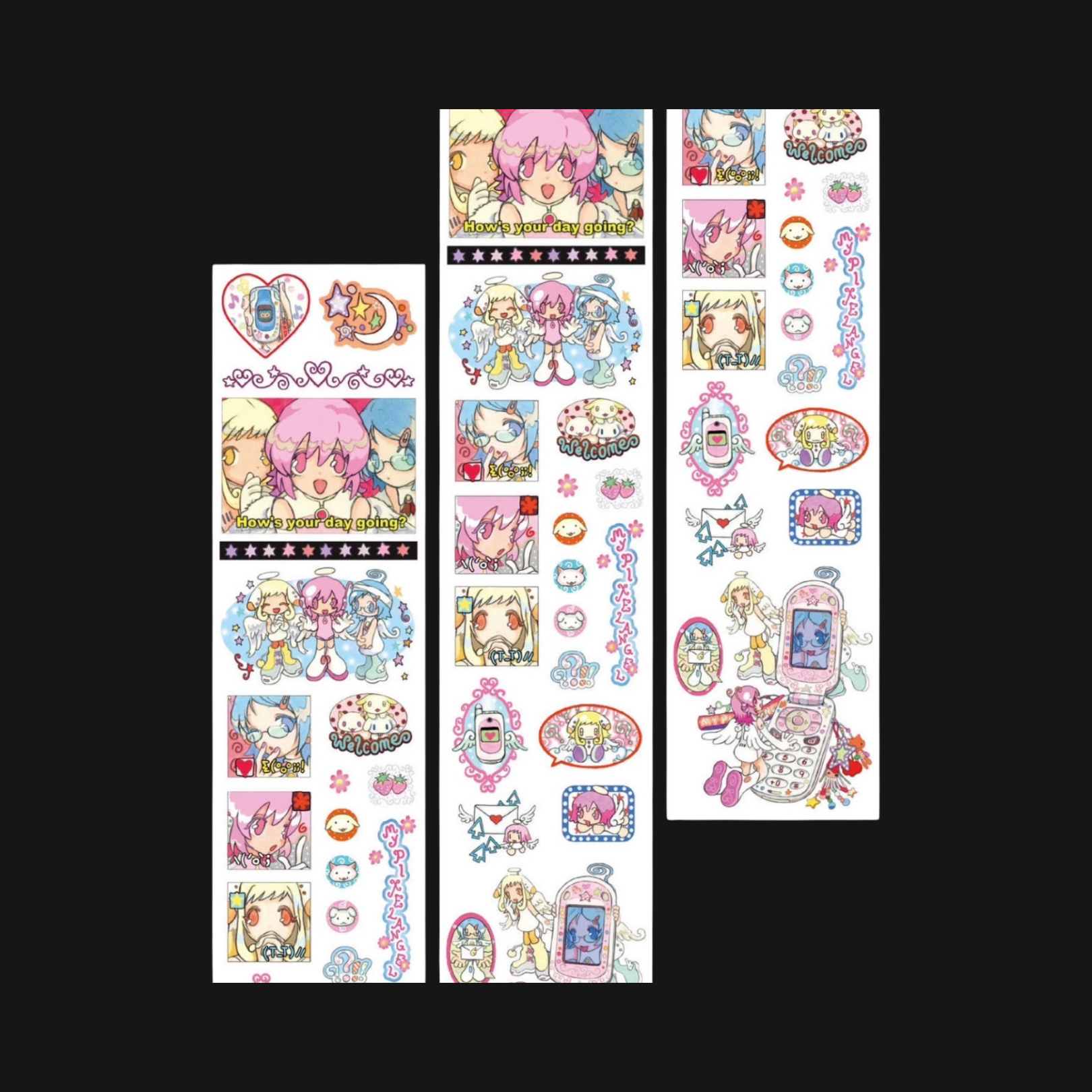 OLIWA - MY PIXEL ANGEL STICKER ROLL SAMPLE CUTOUT