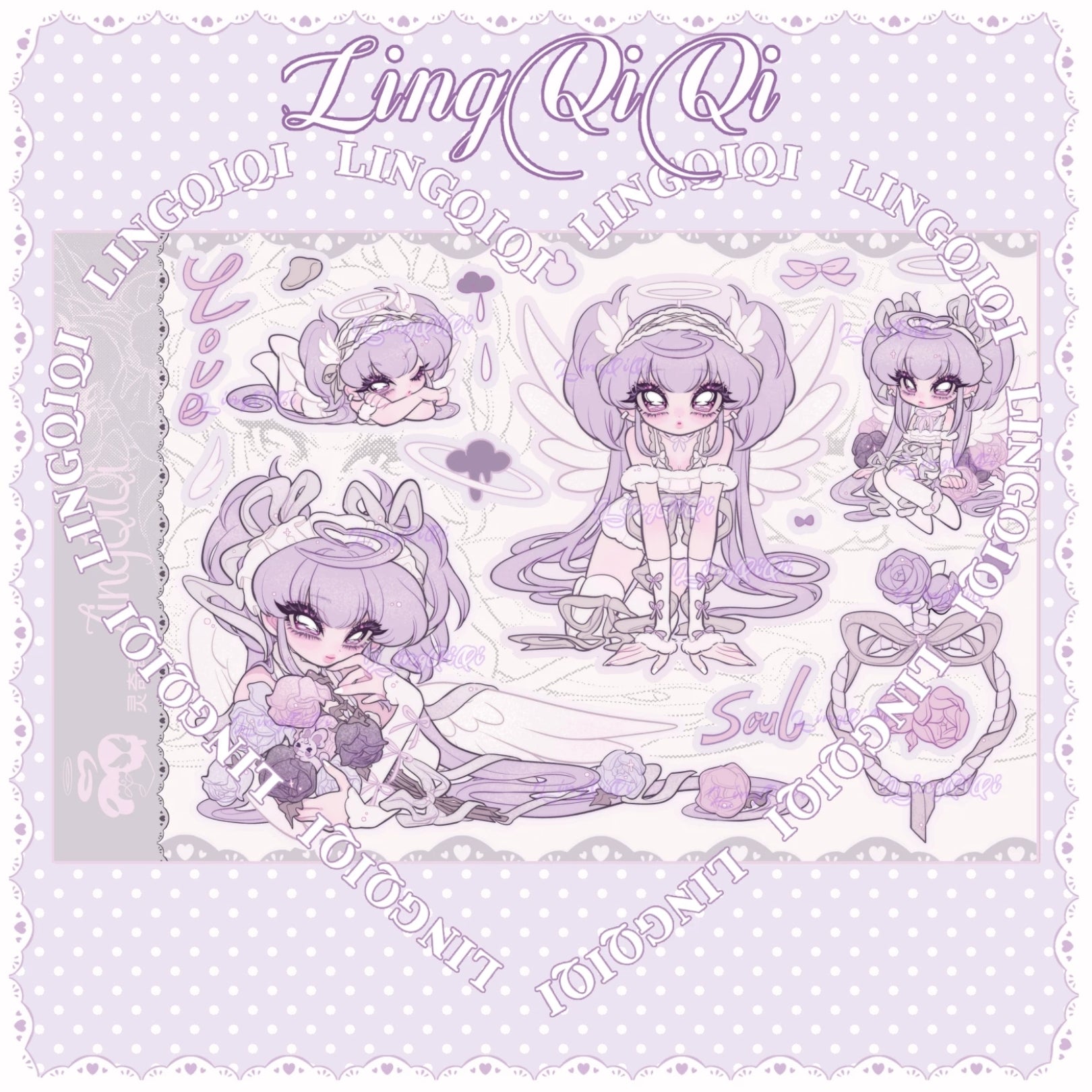 LIN QIQI - SIMPLE TIMES STICKER SHEETS