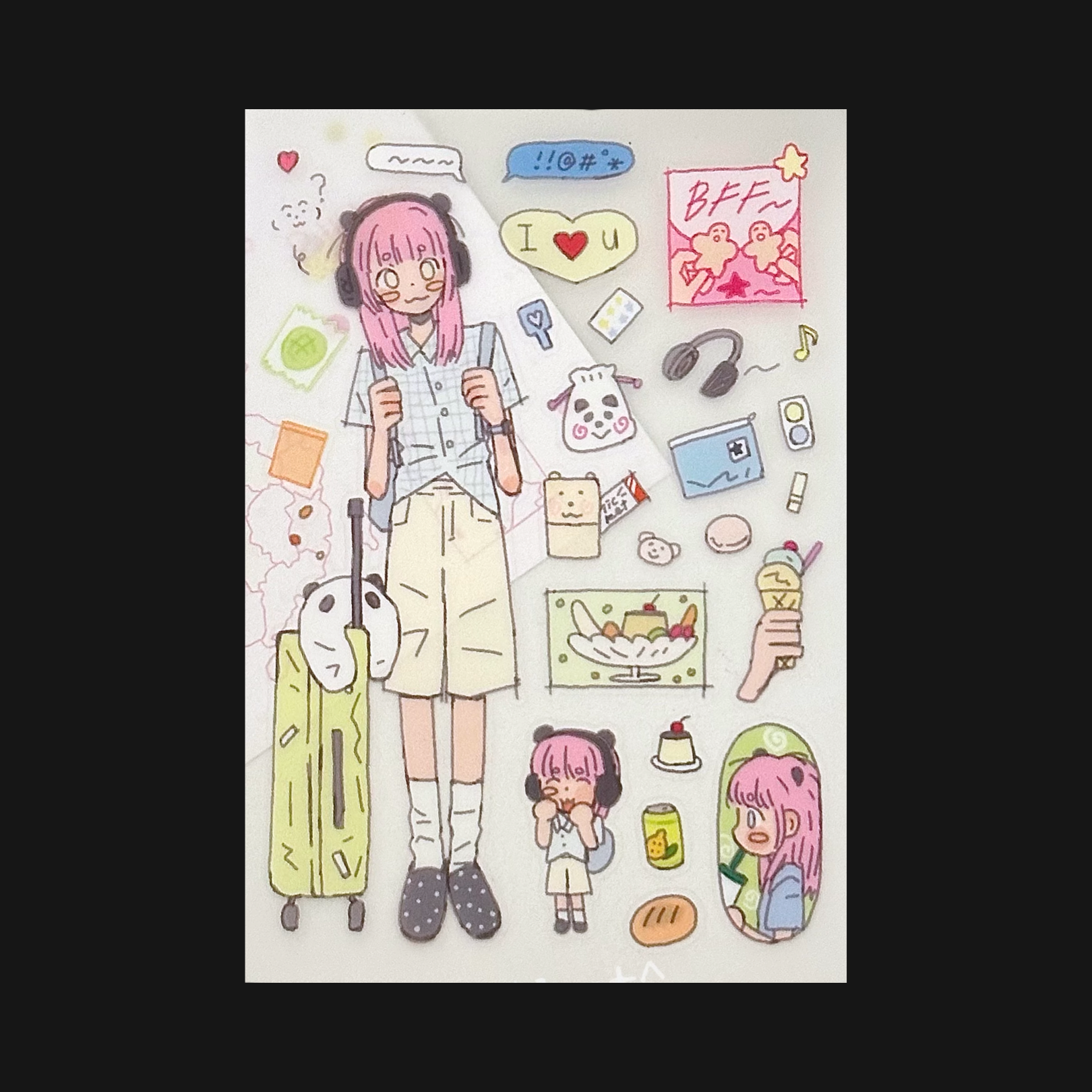 MAJOR OOF - I LOVE YOU STICKER SHEET