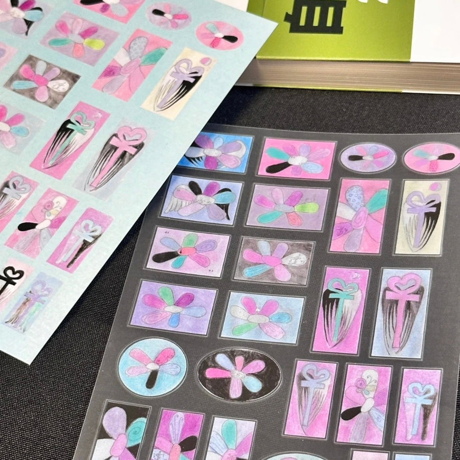 LAZY VENUS SYNDROME - FLOWER STICKER SHEET