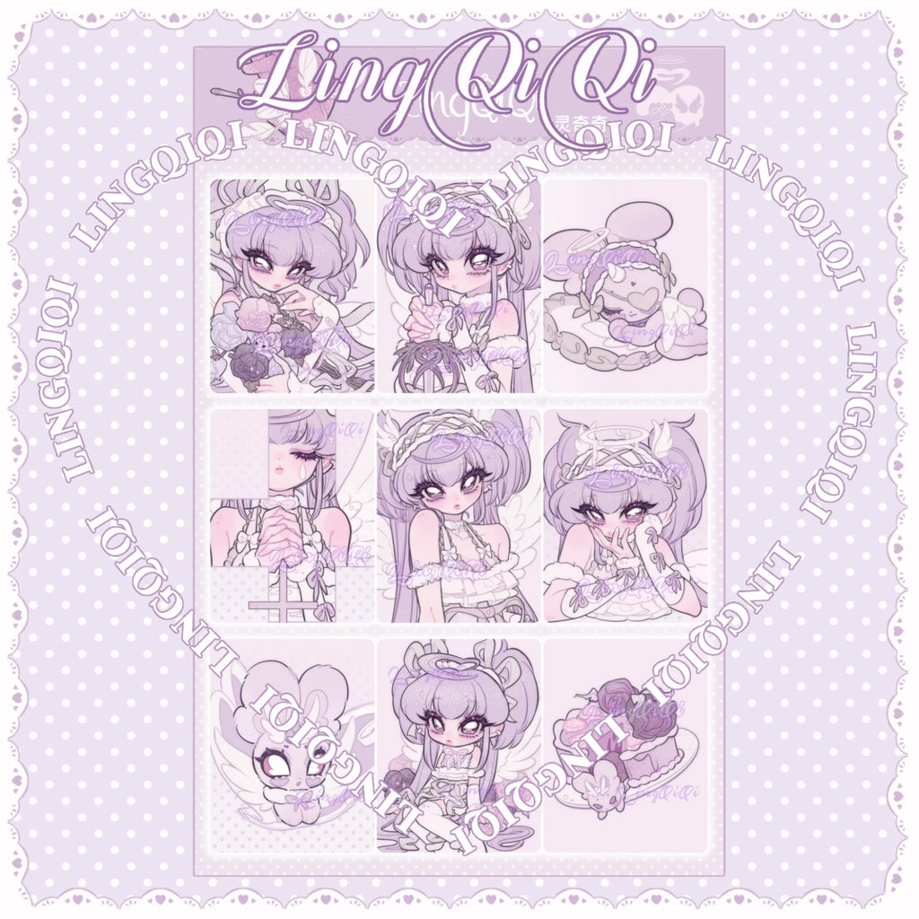 LIN QIQI - SIMPLE TIMES STICKER SHEETS