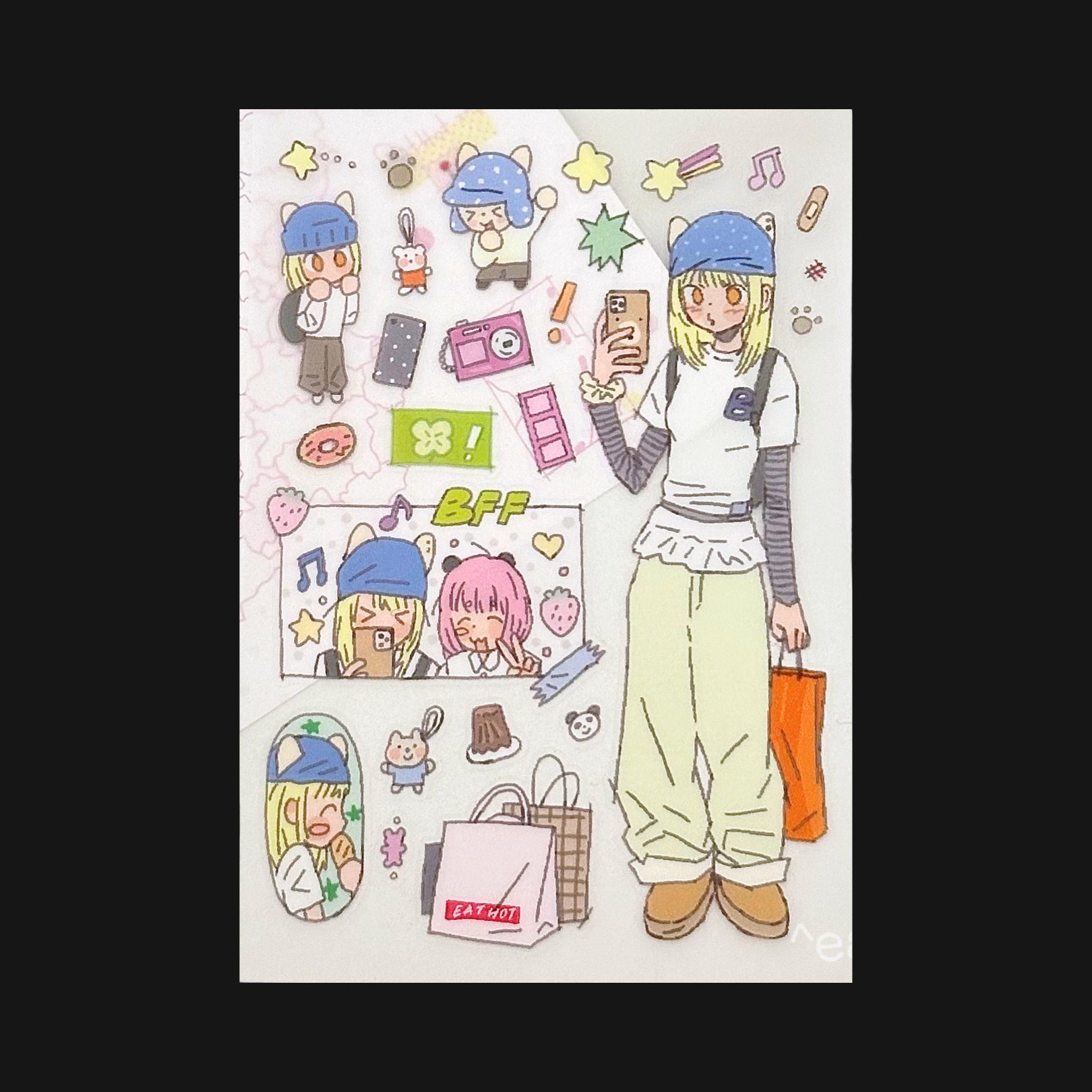 MAJOR OOF - BFF STICKER SHEET
