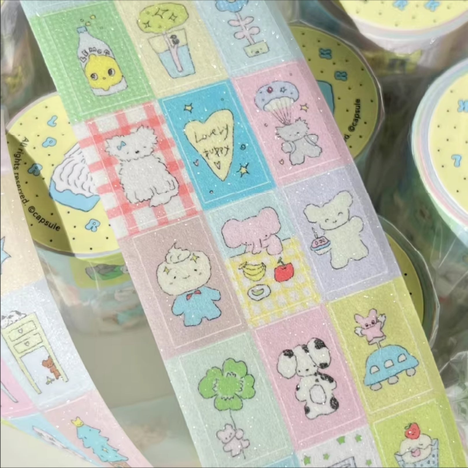 CAPSULE - LOVELY PARK STICKER ROLL
