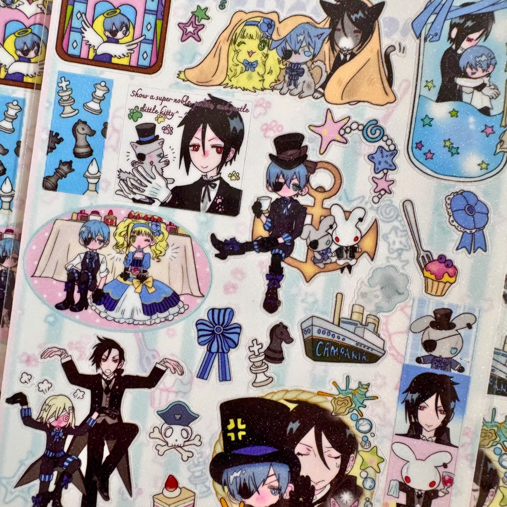 SUNONEBIRD X SWEETCOM - CAMPANIA STICKER SHEET