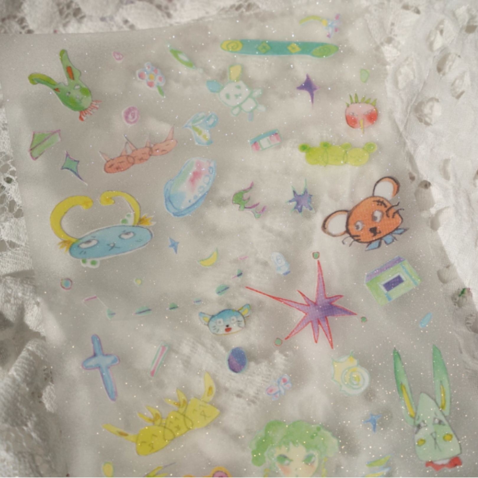 SANBENGZI - SWEETNESS STICKER SHEET
