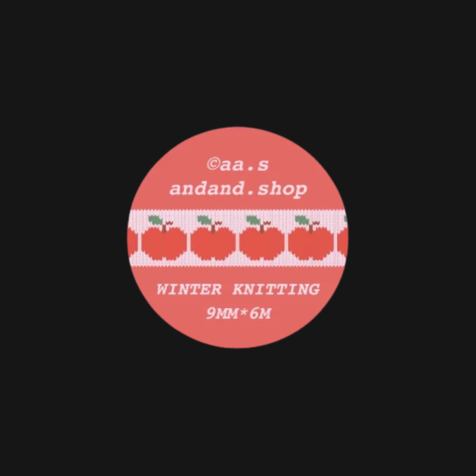 AndAnd. - Winter Sweater Sticker Roll