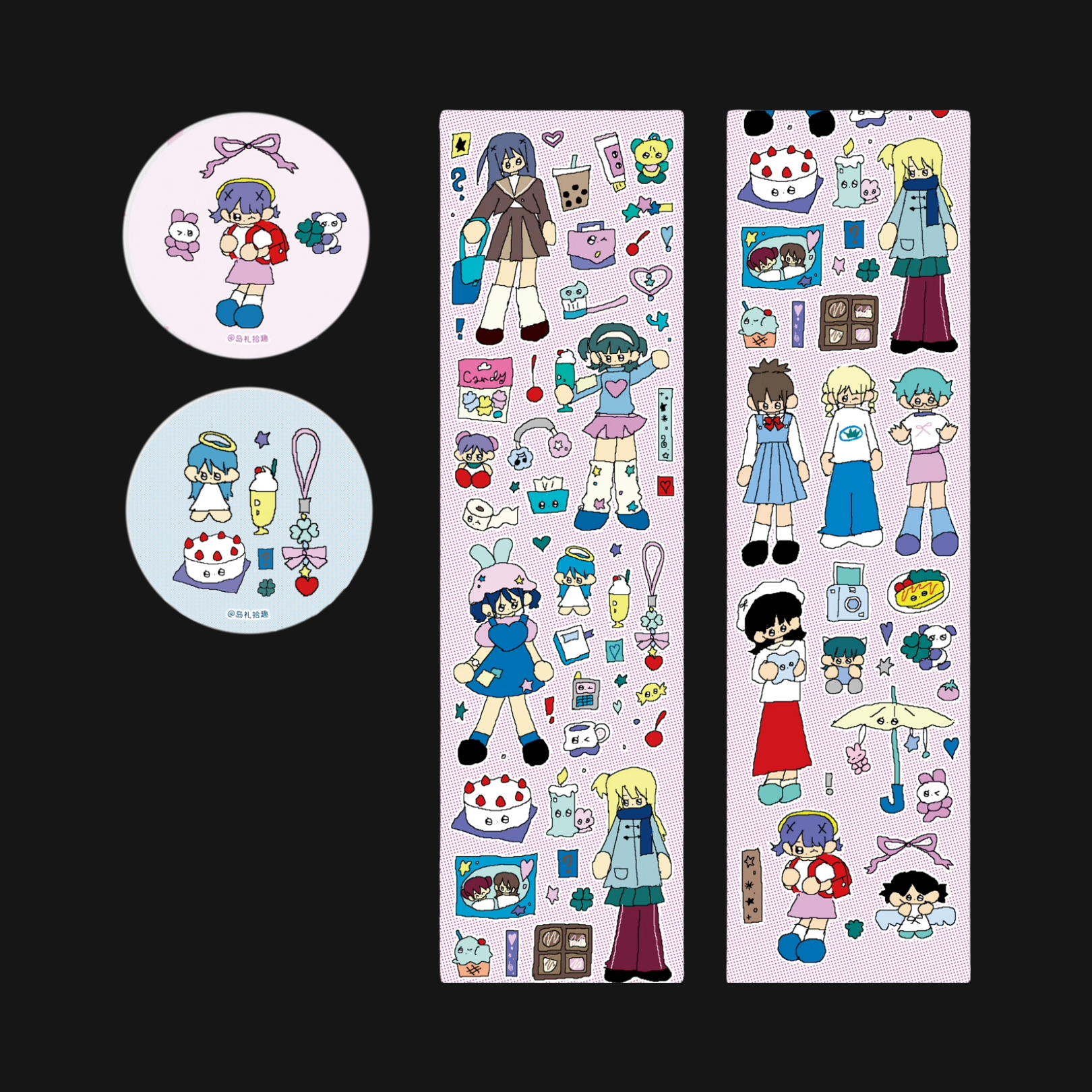 Creamhoney - Sweet Journal Sticker Roll