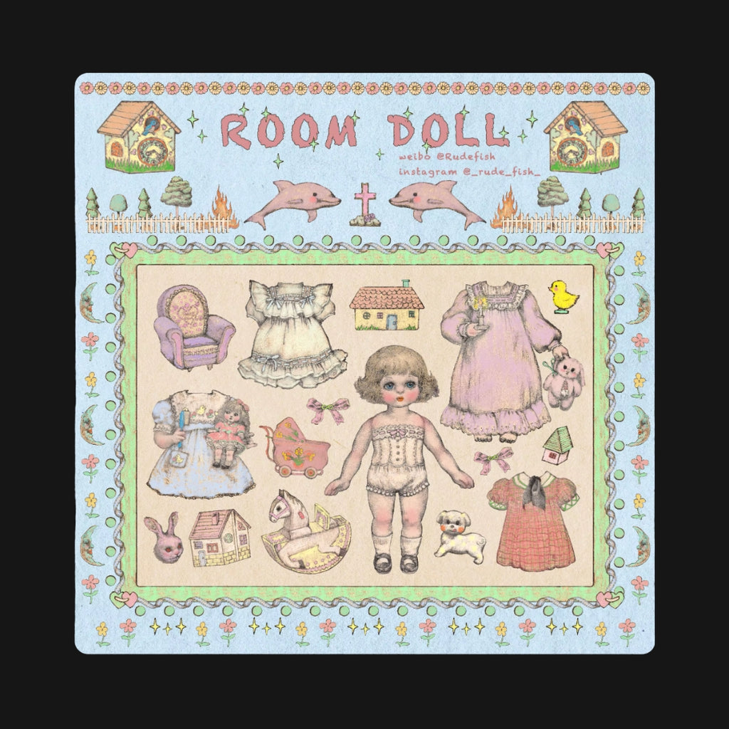 RUDEFISH - ROOM DOLL STICKER SHEET