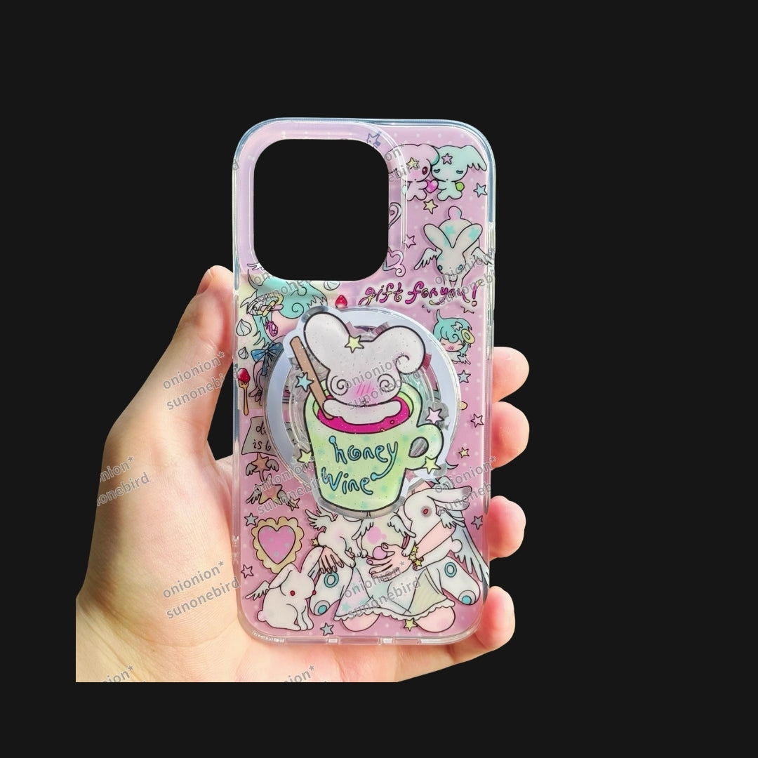Sunonebird x Onionion - Pink Love Phone Grip