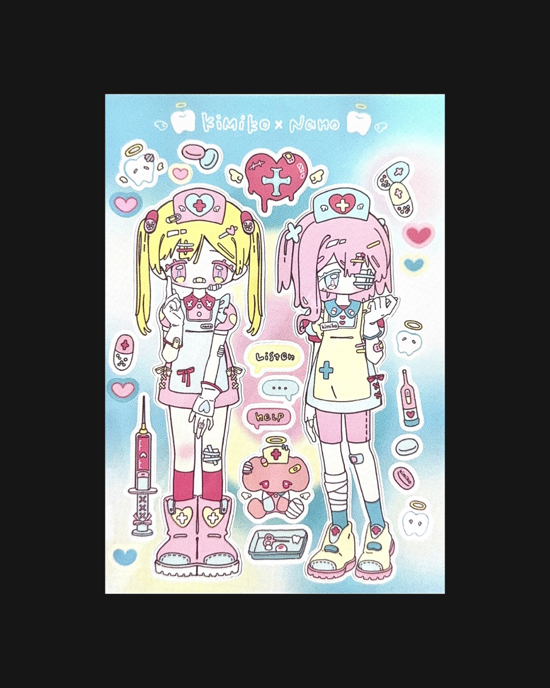 Lab of Line - Nurse Sticker Sheet